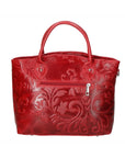 Enza Borsa a mano da donna Vera pelle 8007023FBG-023 ROSSO Chiara Ferretti