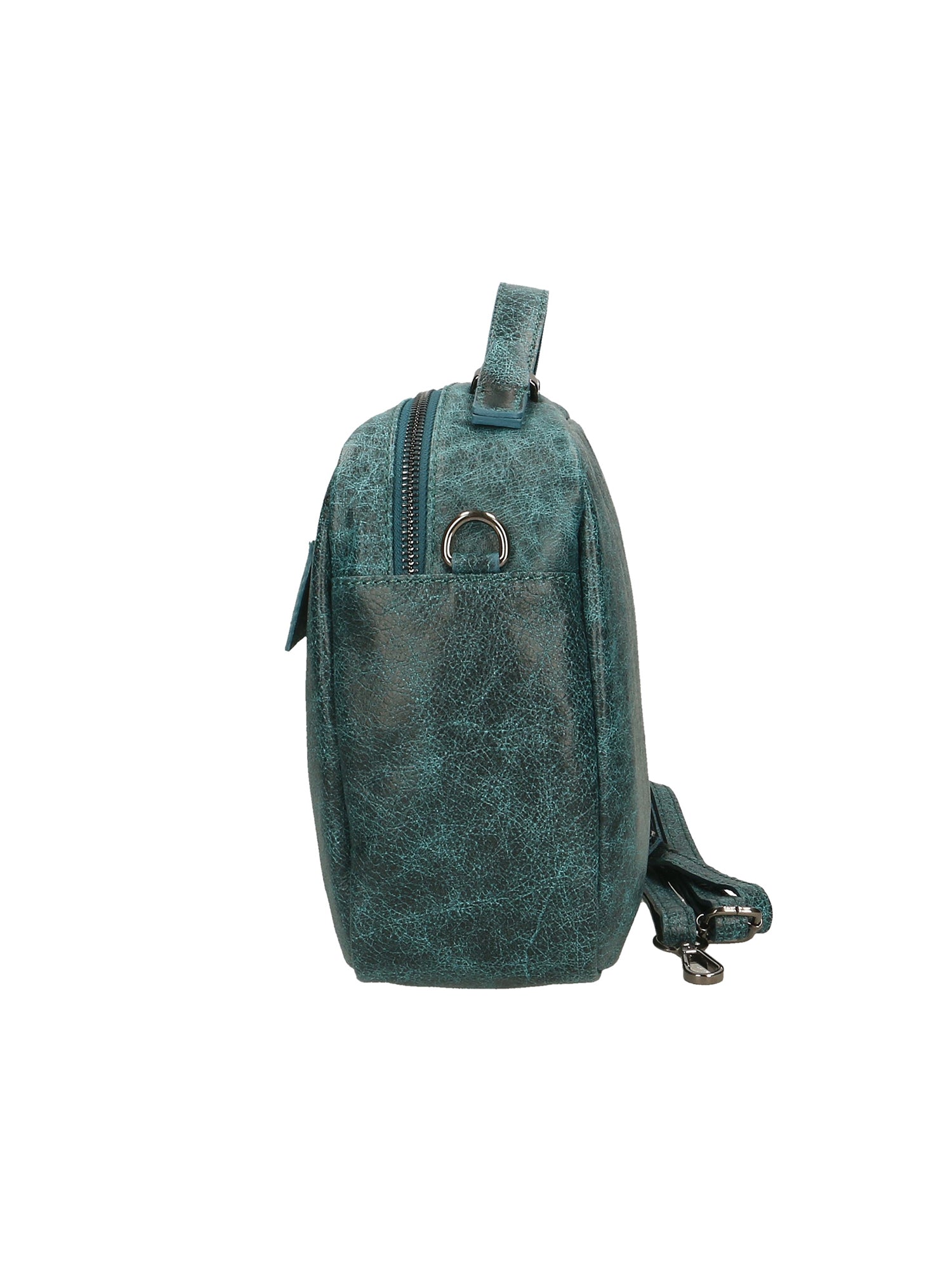 Vera Pelle 6542-PETROLIO Borsa a mano unisex Modello Avelon Chiara Ferretti