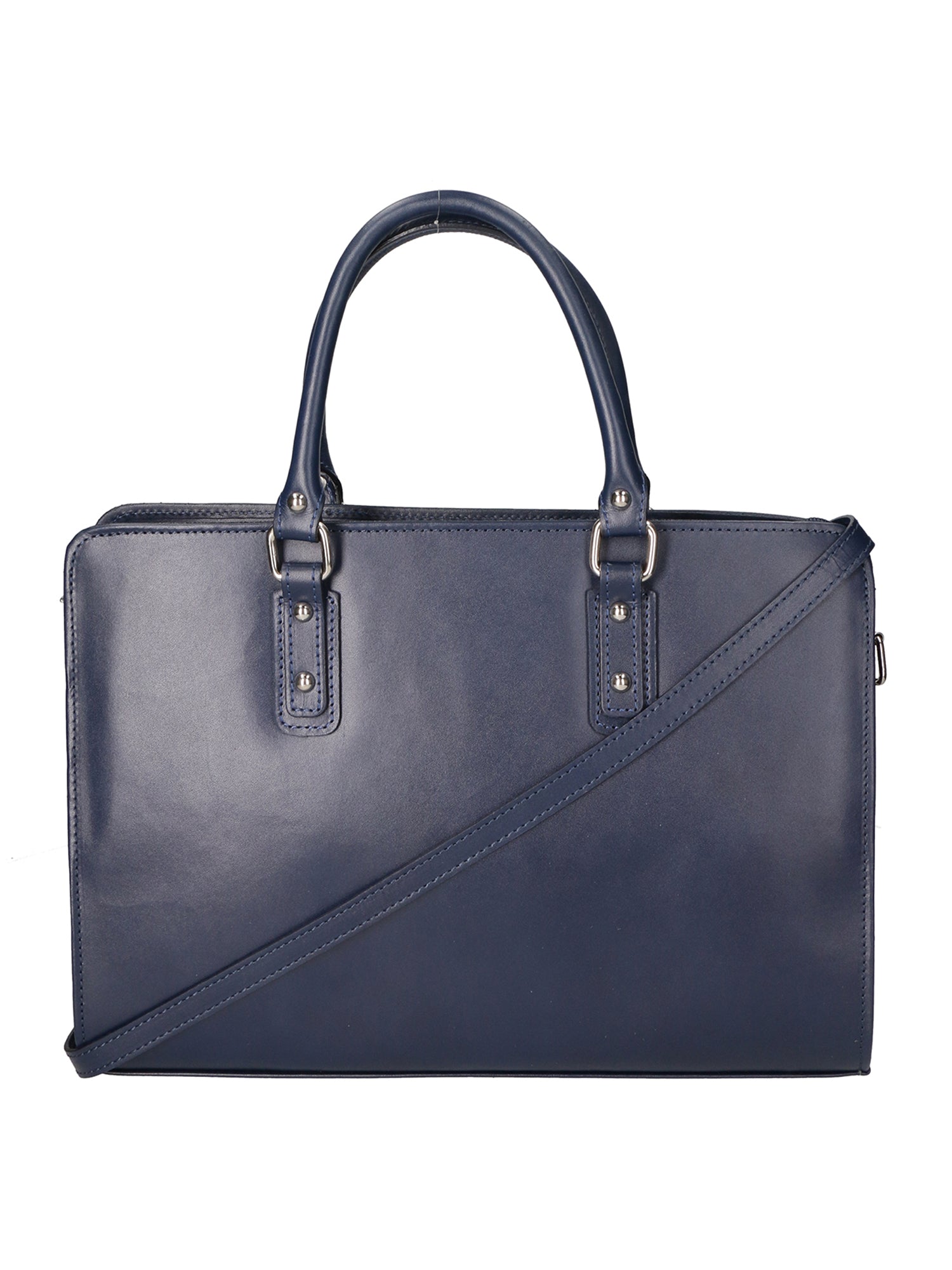 Fabrizia Borsa a mano da donna Vera pelle 9047-BLU DARK BLUE Chiara Ferretti
