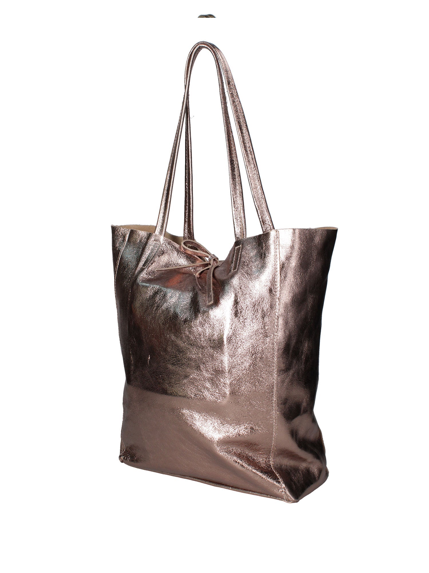 Íris Borsa a mano da donna Vera Pelle 07565-L005 BRONZO Chiara Ferretti