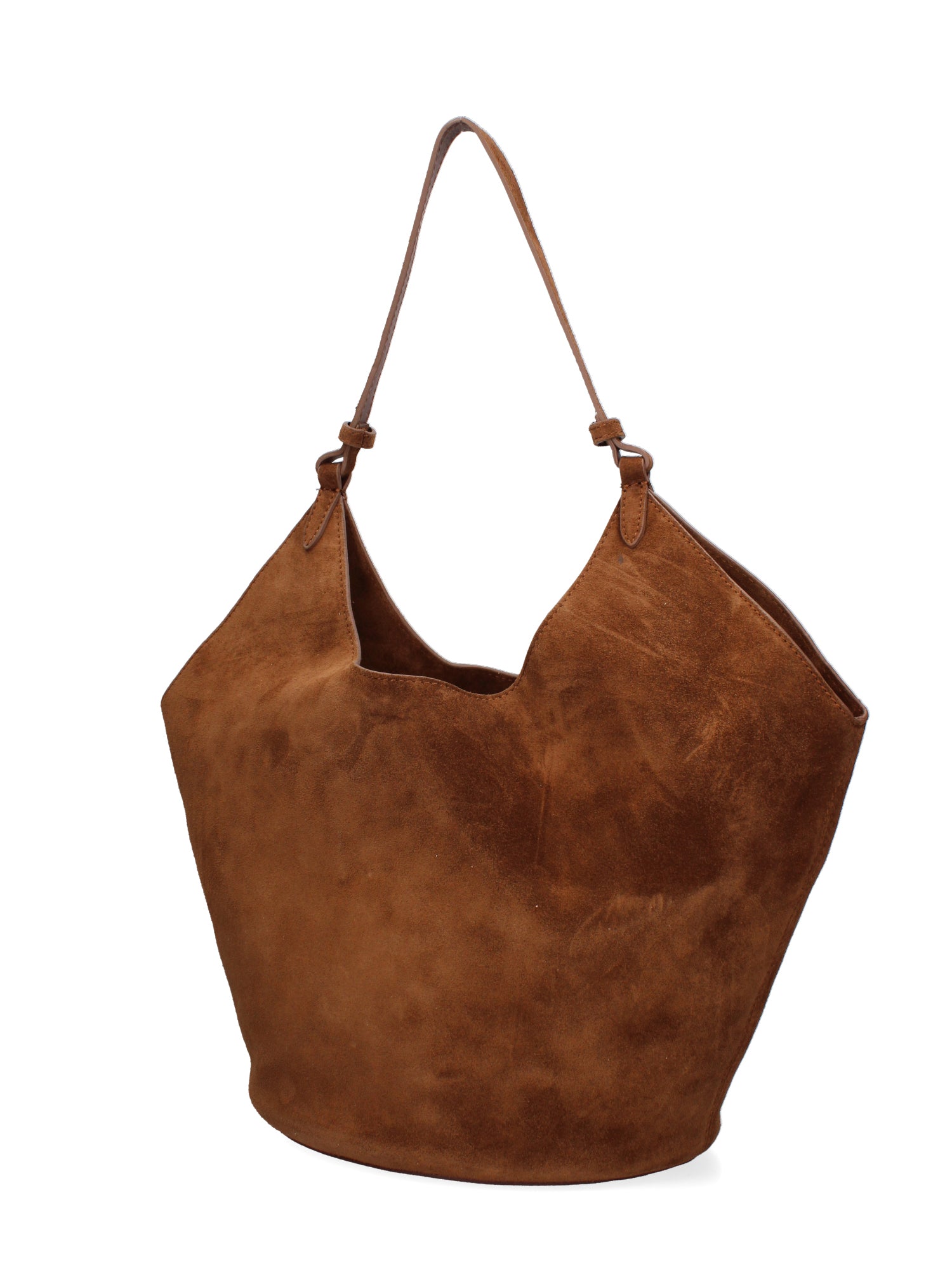 Lisboa Borsa a spalla da donna Pelle Scamosciata 7776-CHOC Chiara Ferretti