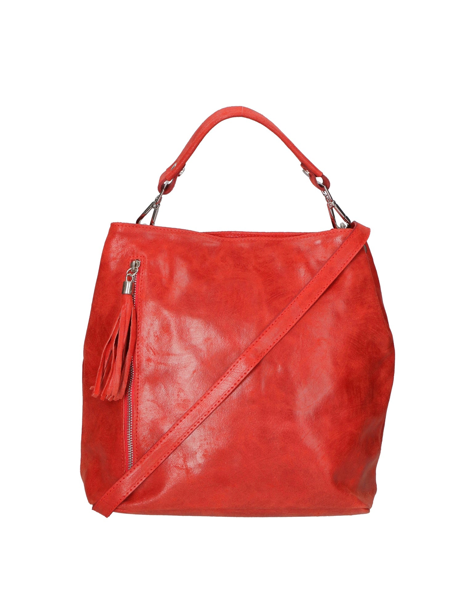 Elisabetta Borsa a mano da donna Vera pelle 80054-023 ROSSO Chiara Ferretti