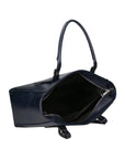 Flora Borsa a spalla da donna Vera pelle 9118-NERO BLACK Chiara Ferretti