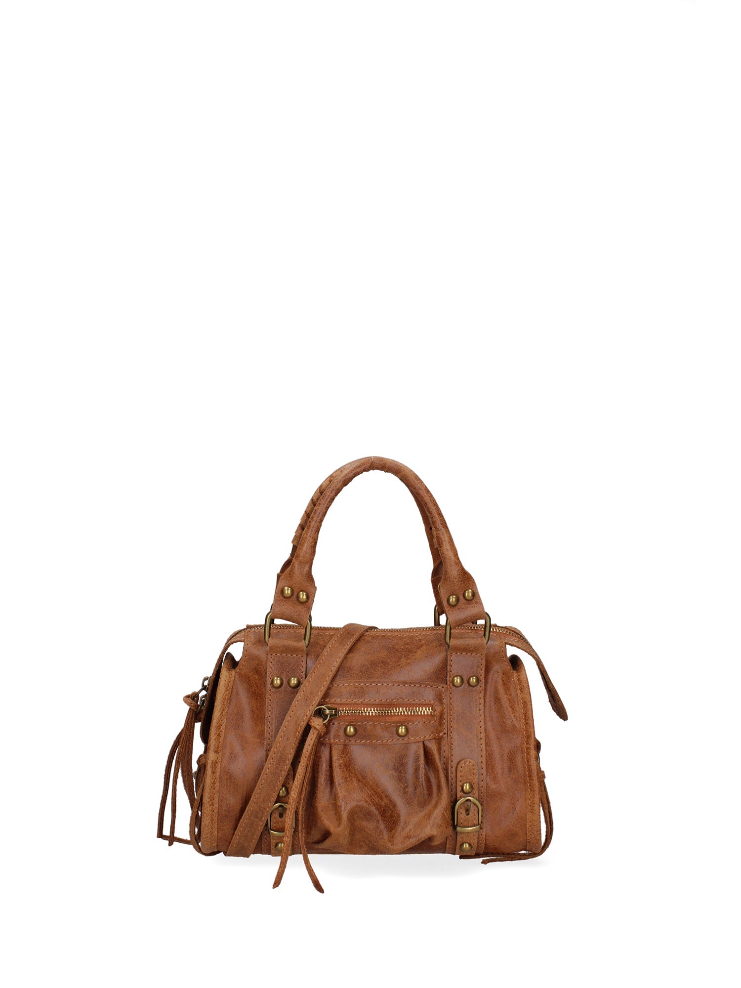 Erisia Borsa a spalla da donna Vera pelle 06091-041 MARRONE Chiara Ferretti