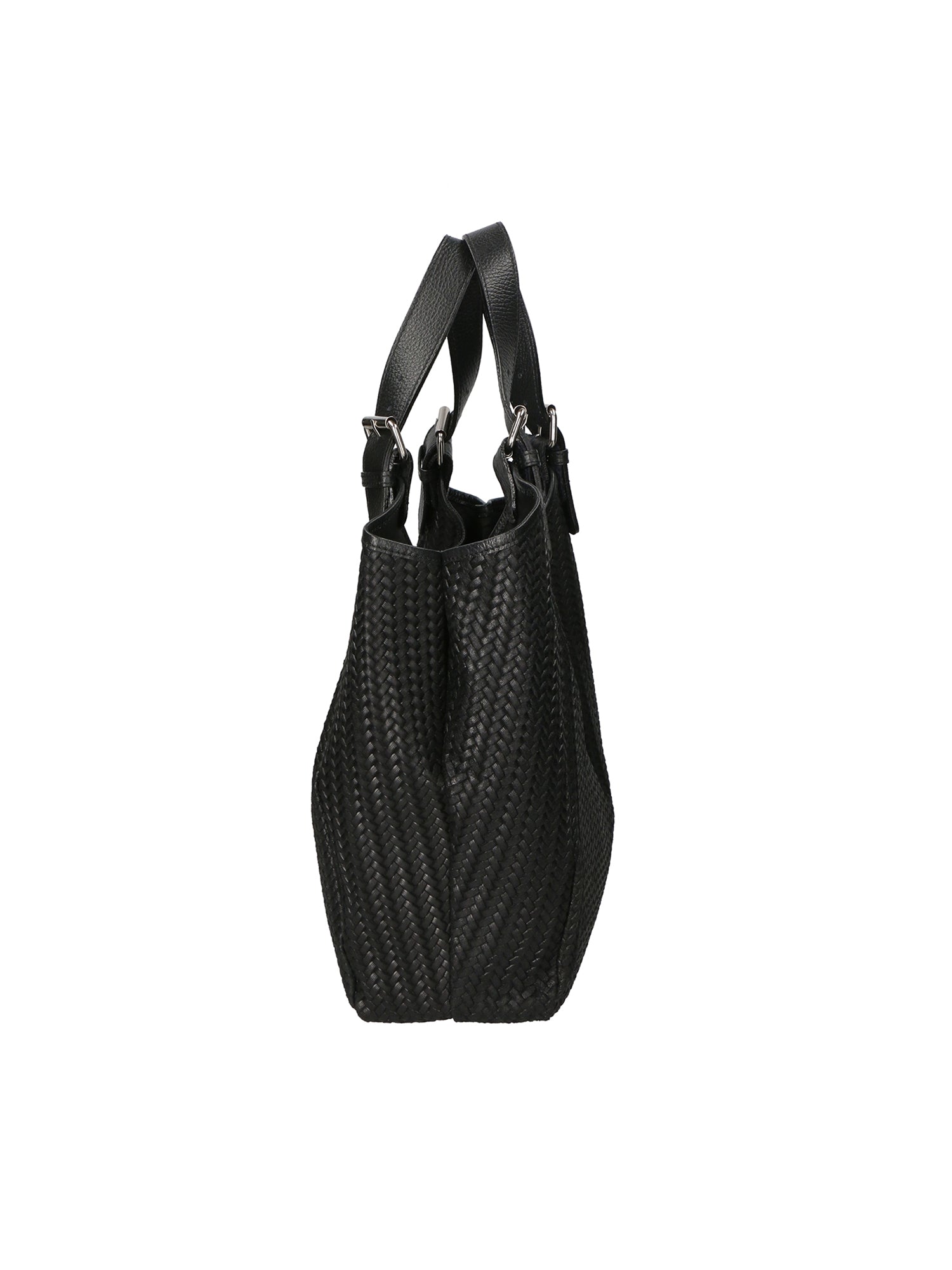 Elettra Borsa a mano da donna Vera pelle 80050-NERO Chiara Ferretti