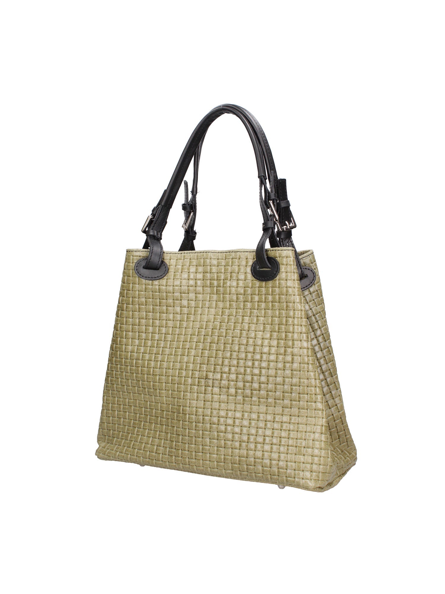 Araminta Borsa Shopper da donna Vera Pelle 80047-025 VERDE MILITARE Chiara Ferretti