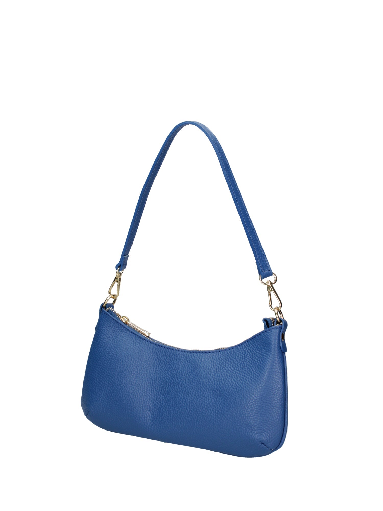 Damen-Schultertasche aus echtem Leder, hergestellt in Italien, 27 x 14 x 3 cm