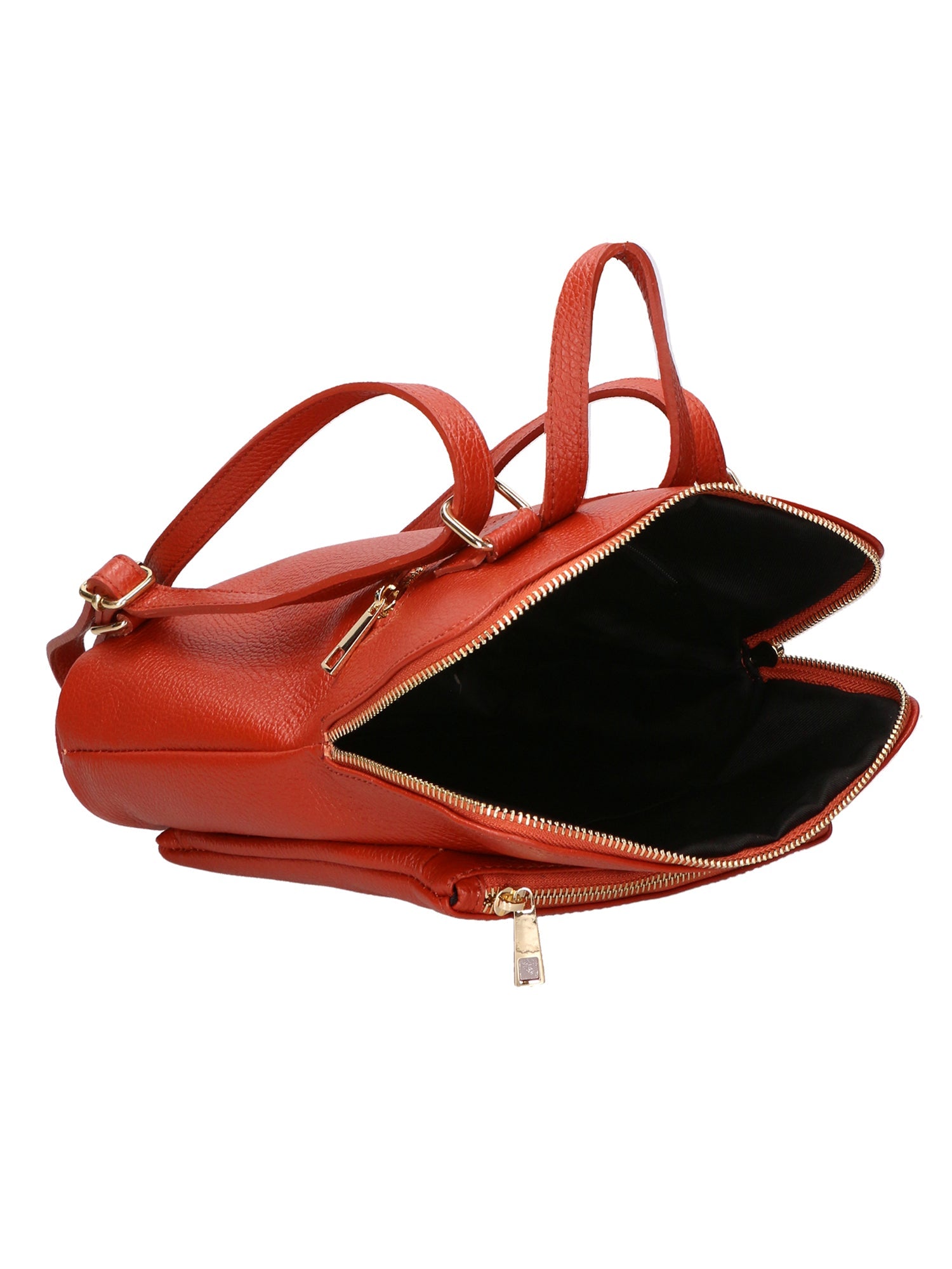 Vivenzia Damenrucksack aus echtem Leder, hergestellt in Italien, 23 x 29 x 6,5 cm