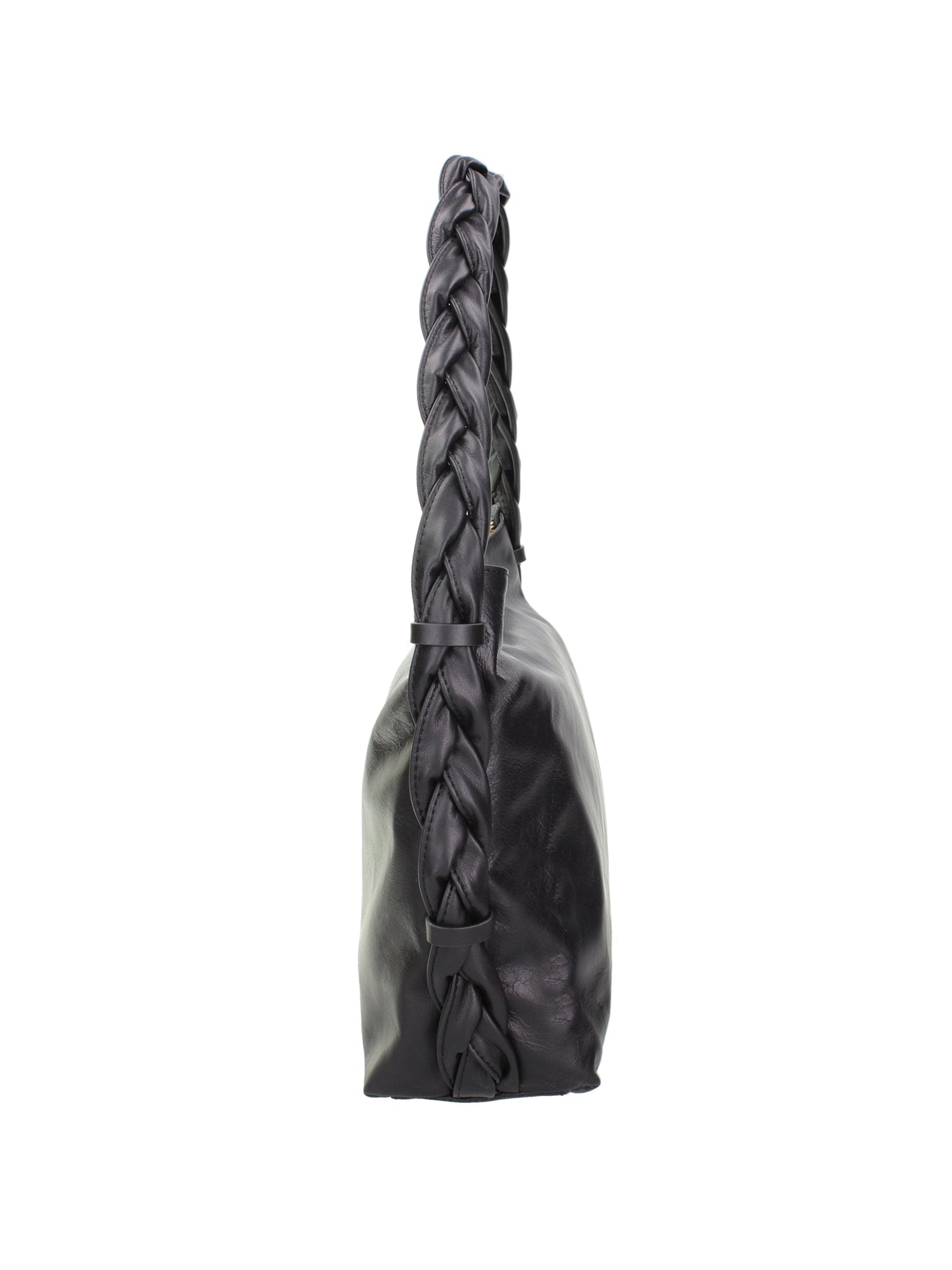 Umbria Borsa a spalla da donna Vera pelle 07169-NERO BLACK Chiara Ferretti