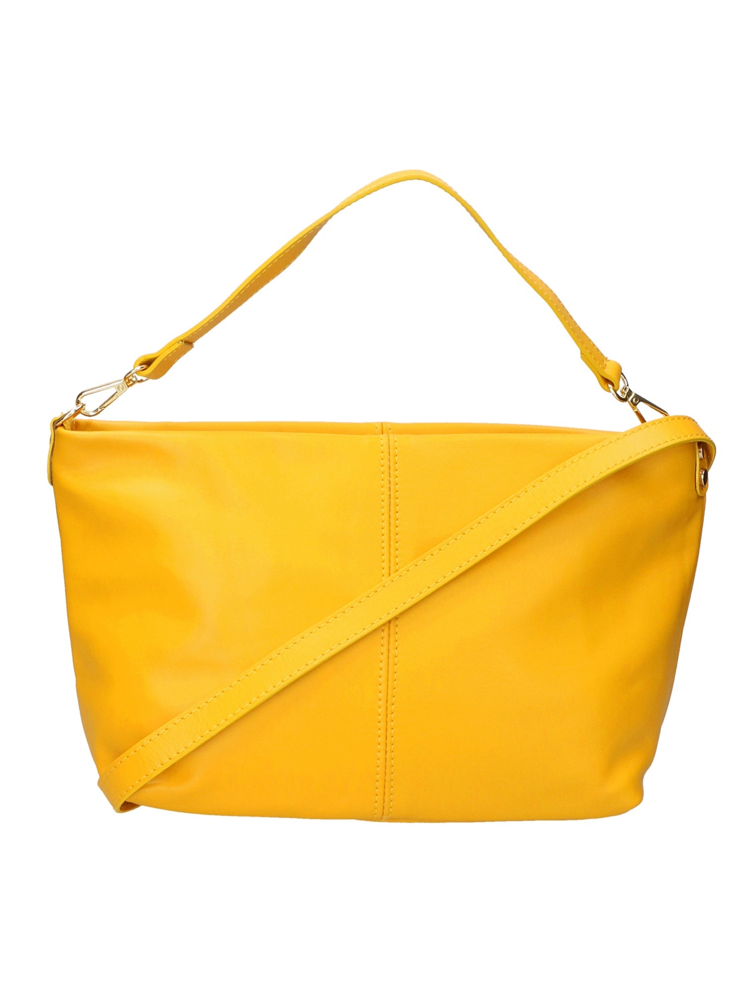 Ginevra Borsa a spalla da donna Vera pelle 05936-S04 GIALLO Chiara Ferretti