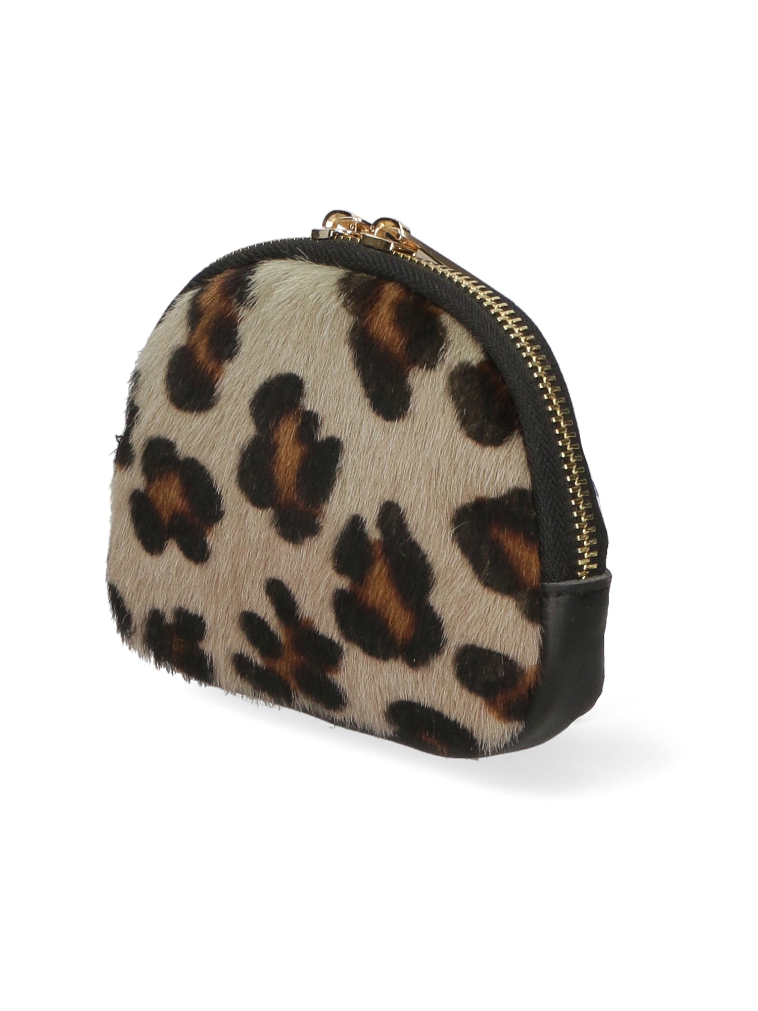 Rachele Pochette donna vera pelle Zip 02535-LEOPARDO TAUPE Chiara Ferretti