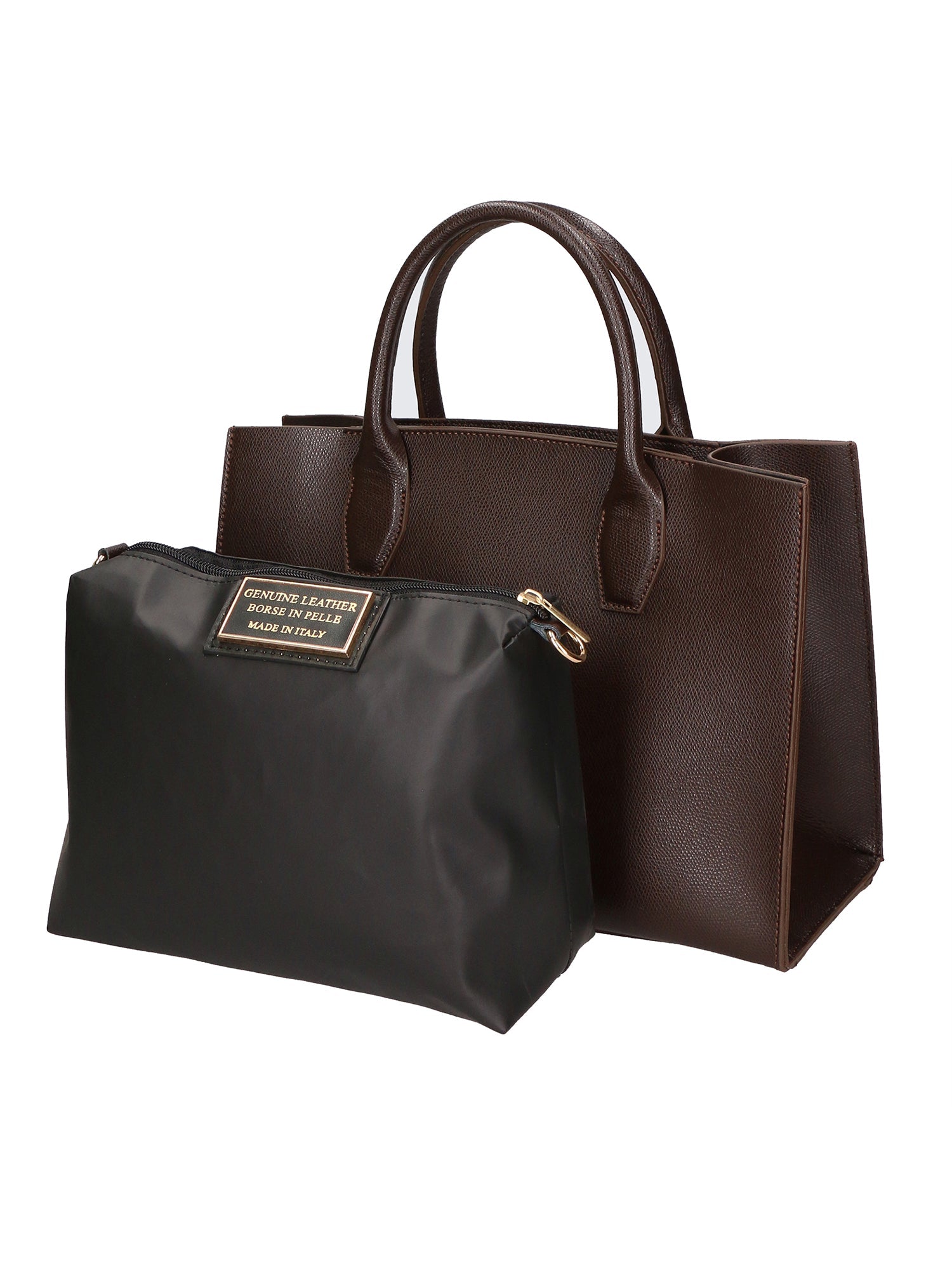 Borsa a mano da Donna Lodovica in Vera Pelle Made in Italy 22x32x13 cm