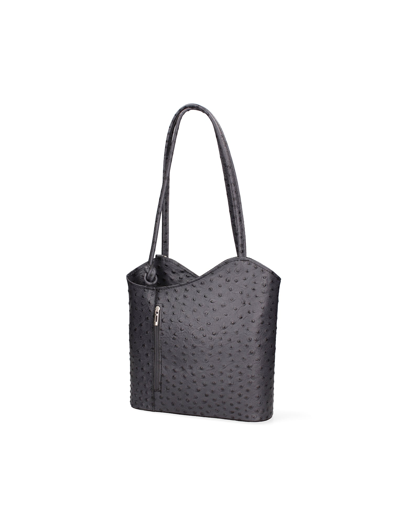 Chanel 3005-19 GRIGIO SCURO Zaino da donna in vera pelle Chiara Ferretti