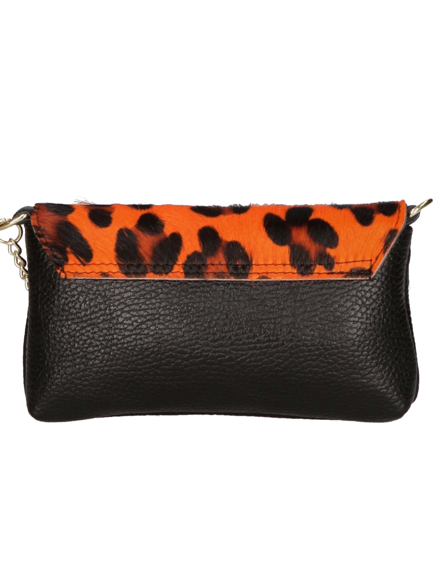 Alda Damen-Clutch aus echtem Leder, hergestellt in Italien, 10 x 18 x 5 cm