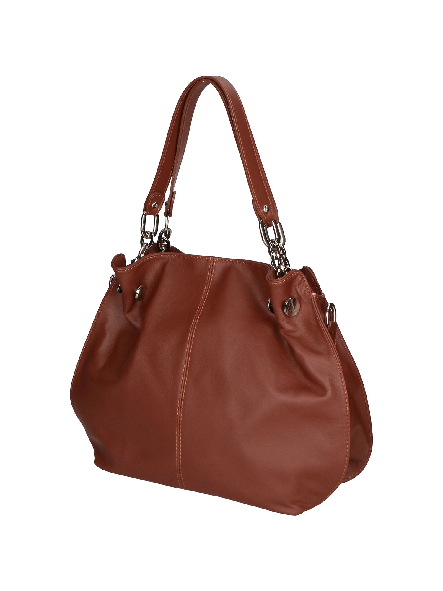 Ereba Borsa a mano da donna Made in Italy 100% pelle 3305-S21 BRUCIATO Chiara Ferretti