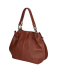 Ereba Borsa a mano da donna Made in Italy 100% pelle 3305-S21 BRUCIATO Chiara Ferretti