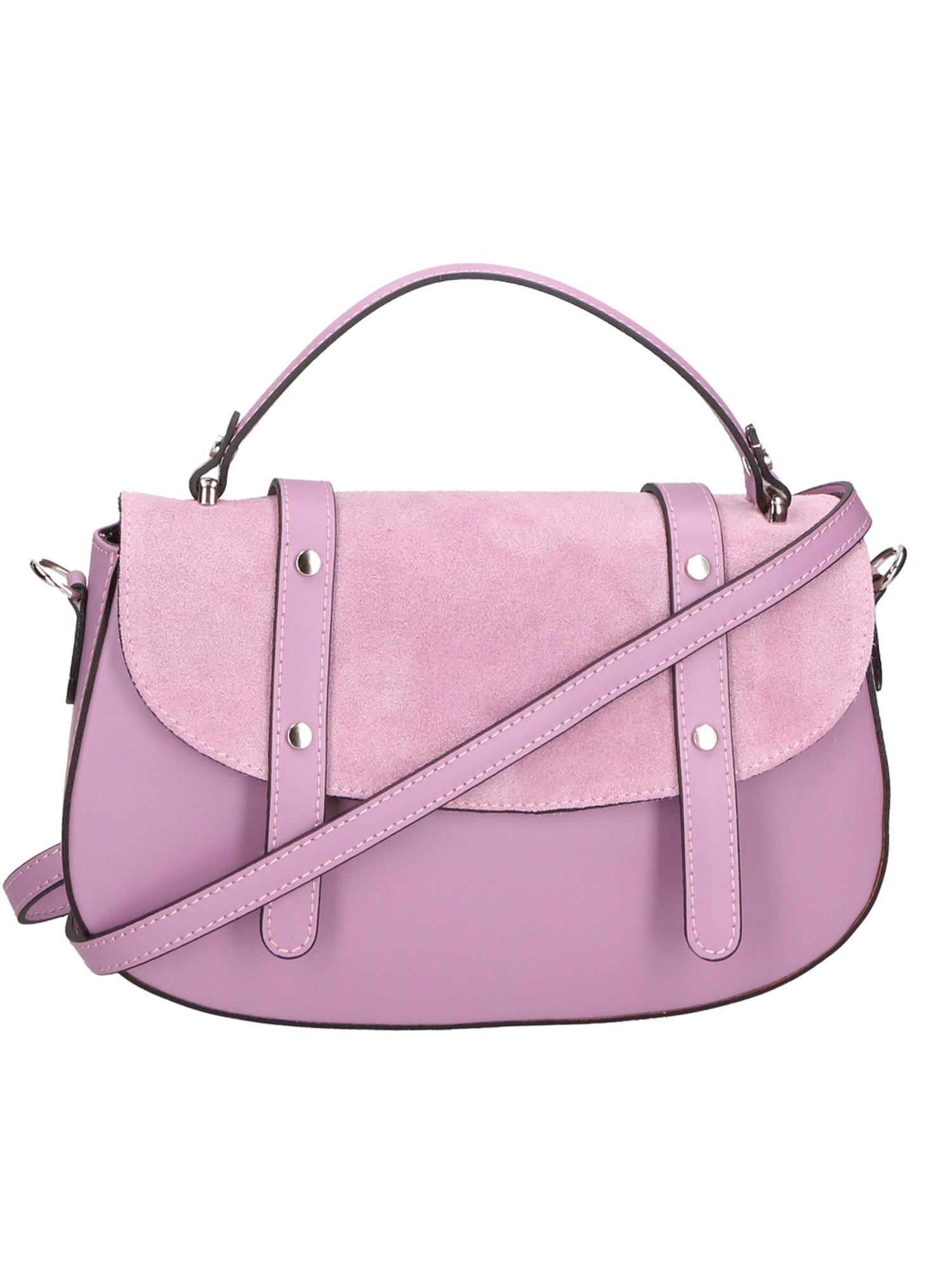Genziana Borsa a mano da donna Vera pelle 05993-L518 LILLA+28 LILLA Chiara Ferretti