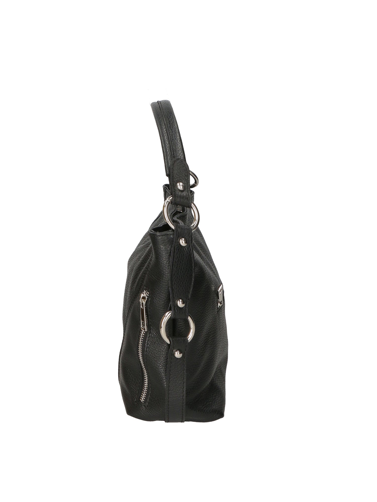 Emmy Borsa a mano da donna Vera pelle 80068-D28 NERO BLACK Chiara Ferretti