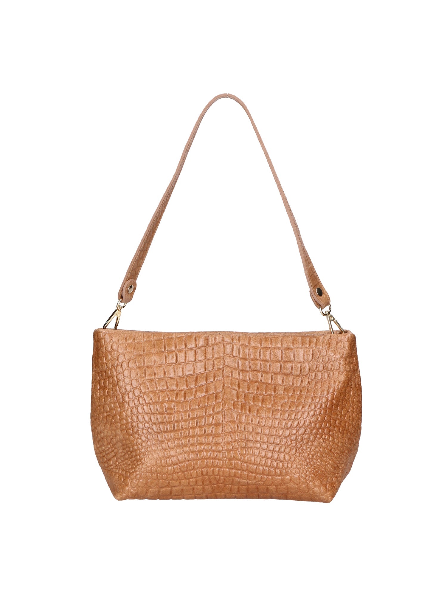 Lorelei Borsa a spalla da donna Vera pelle croco 06498-041 MARRONE Chiara Ferretti