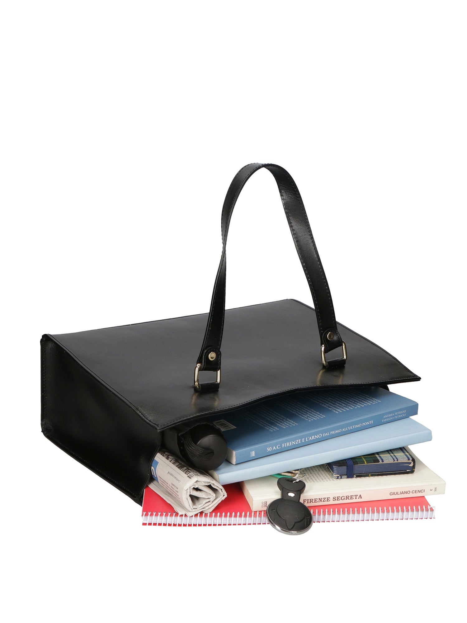 Frida Borsa a mano da donna Vera pelle 9134-NERO Chiara Ferretti