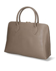 Venezia Borsa a mano da donna 100% pelle 2131-SF11 TAUPE SCURO Chiara Ferretti
