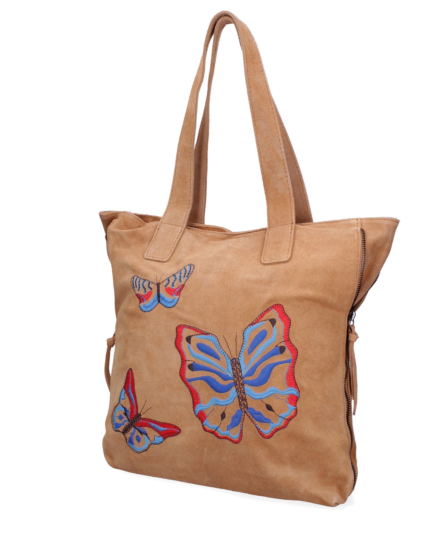 Papillon Borsa a spalla da donna Vera pelle 8620-CUOIO Chiara Ferretti