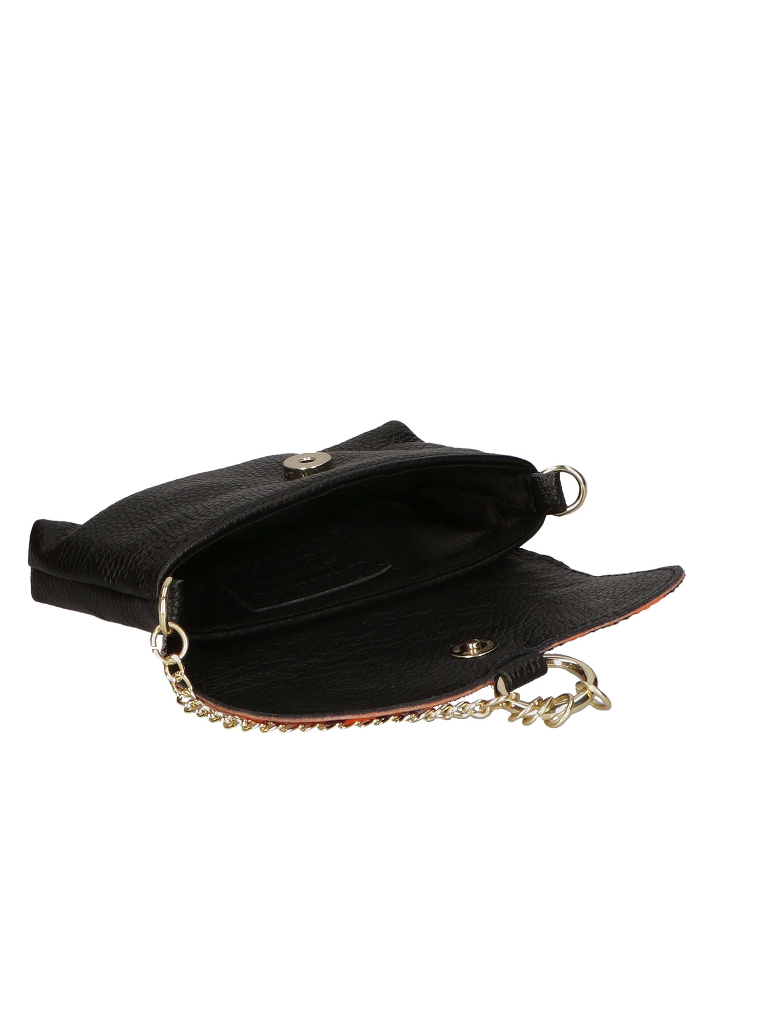 Alda Damen-Clutch aus echtem Leder, hergestellt in Italien, 10 x 18 x 5 cm