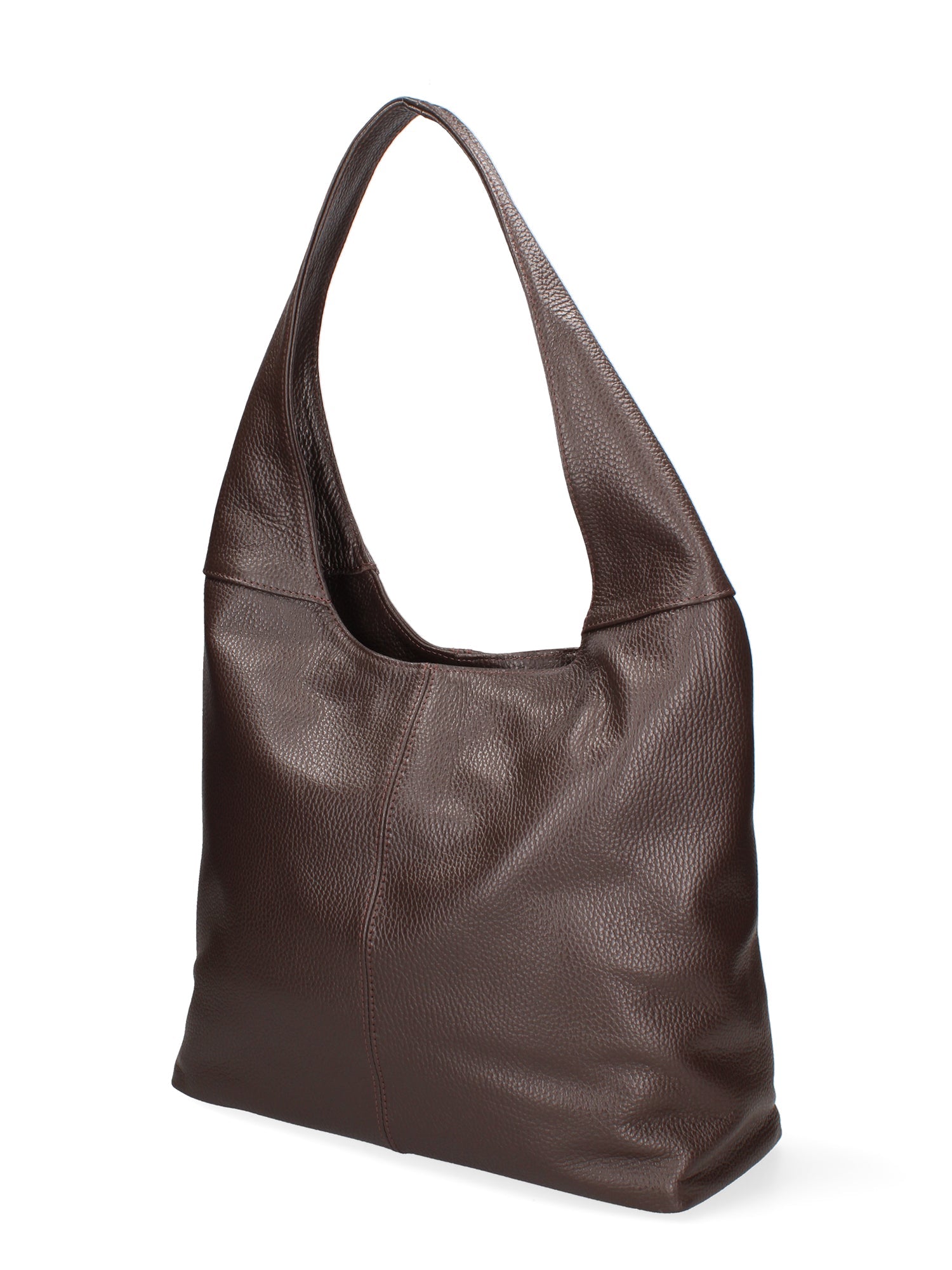 Borsa a spalla da donna In Vera pelle Made in Italy 39x55x13 cm