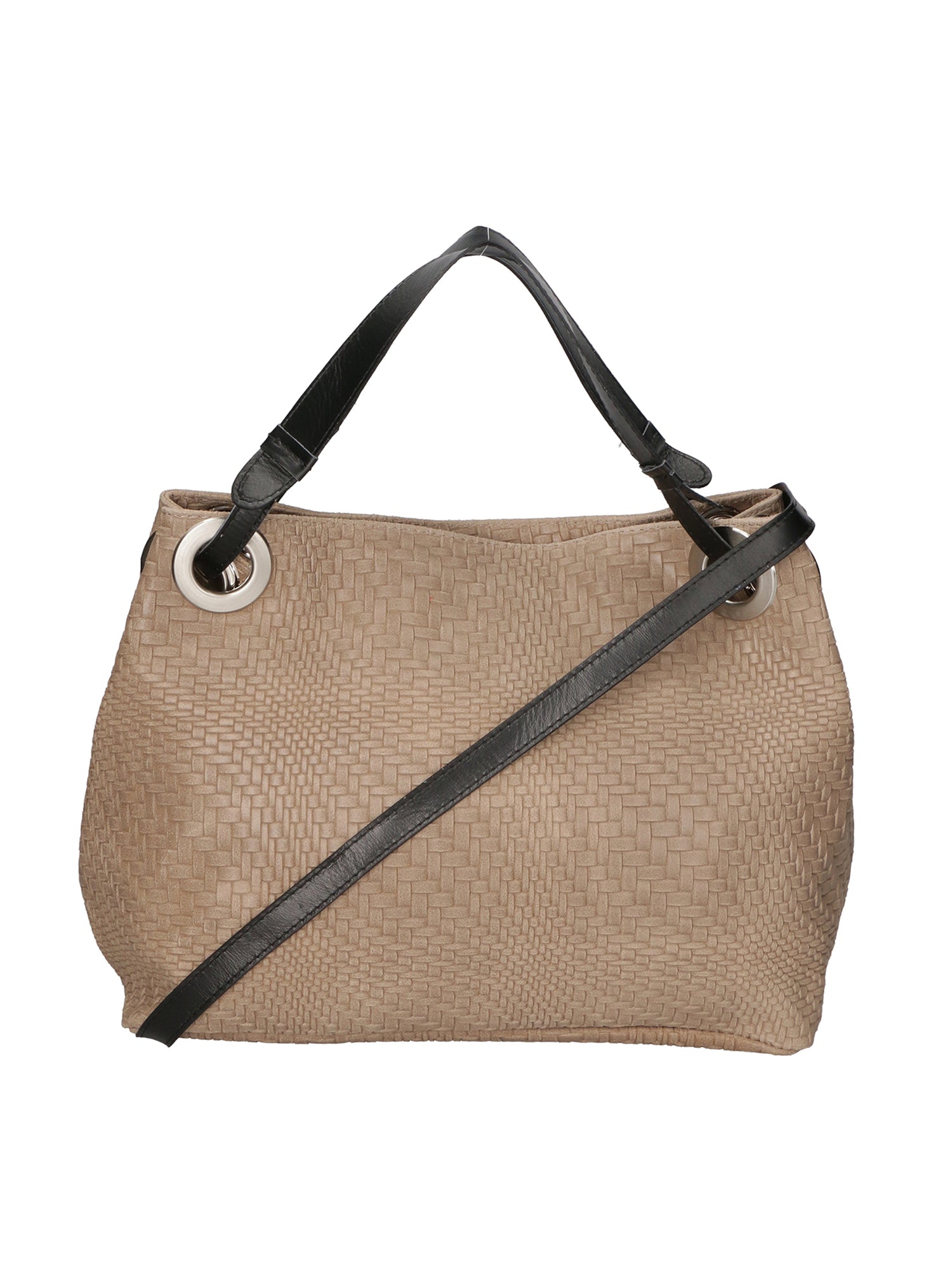 Emilia Borsa a spalla da donna Vera pelle 80059-004 TAUPE Chiara Ferretti
