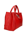 Ascoli Borsa a mano da donna Pelle stampata cocco 7718-ROSSO RED Chiara Ferretti