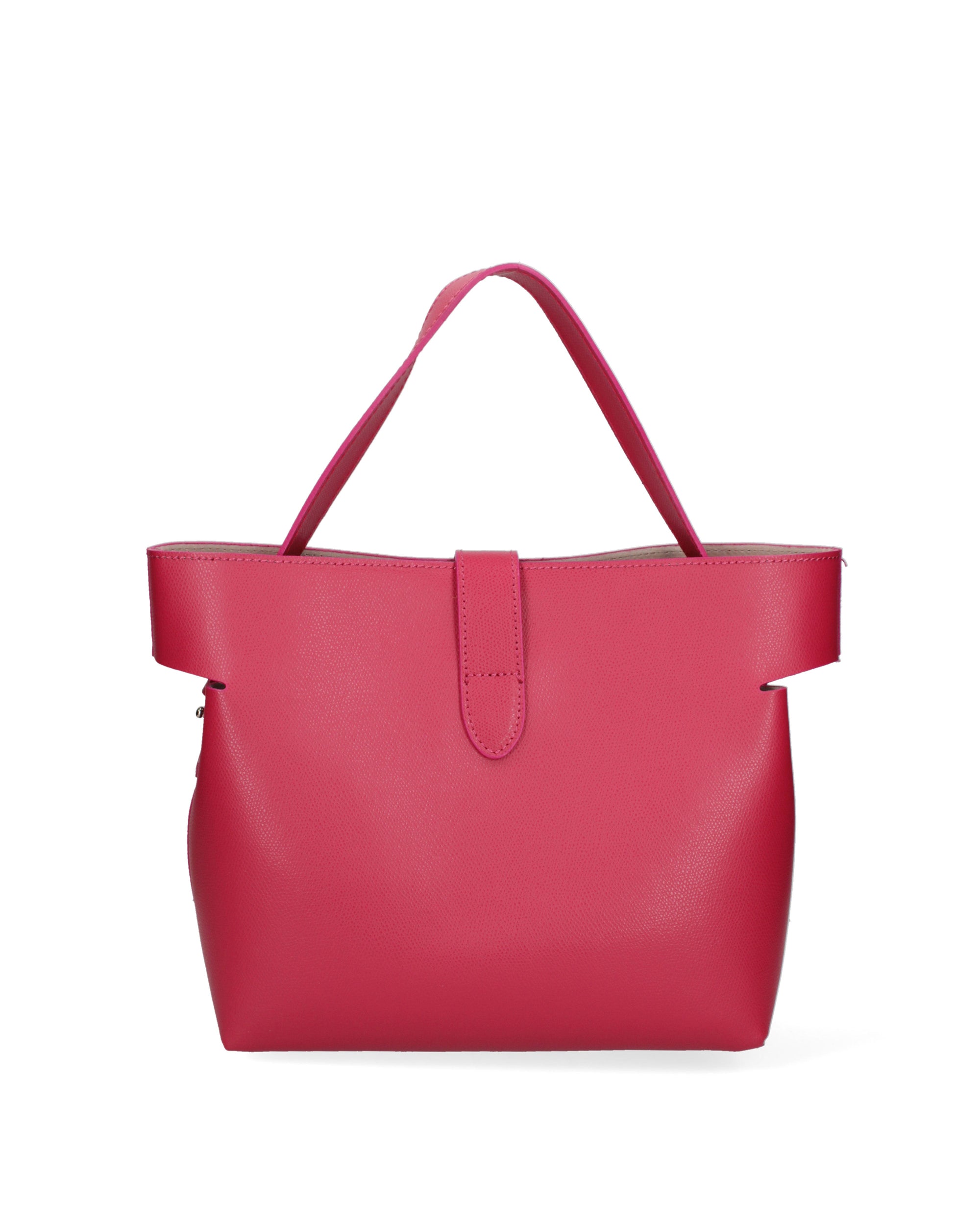 Liviana Borsa a mano da donna Vera pelle 07379-PL02 FUXIA Chiara Ferretti
