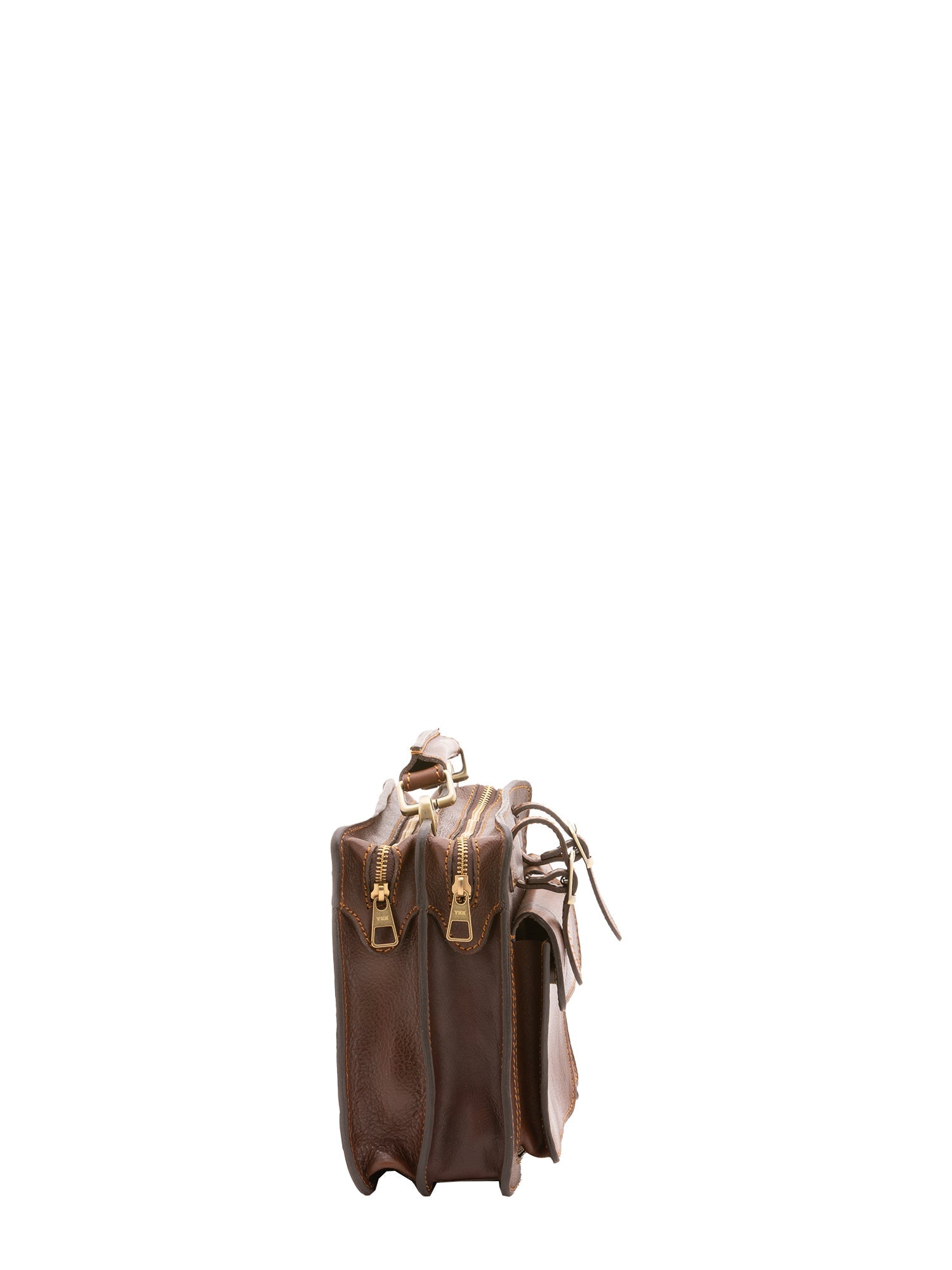 Borsa a mano unisex in vera pelle Made in Italy 4506-TESTA DI MORO Alessia Firenze