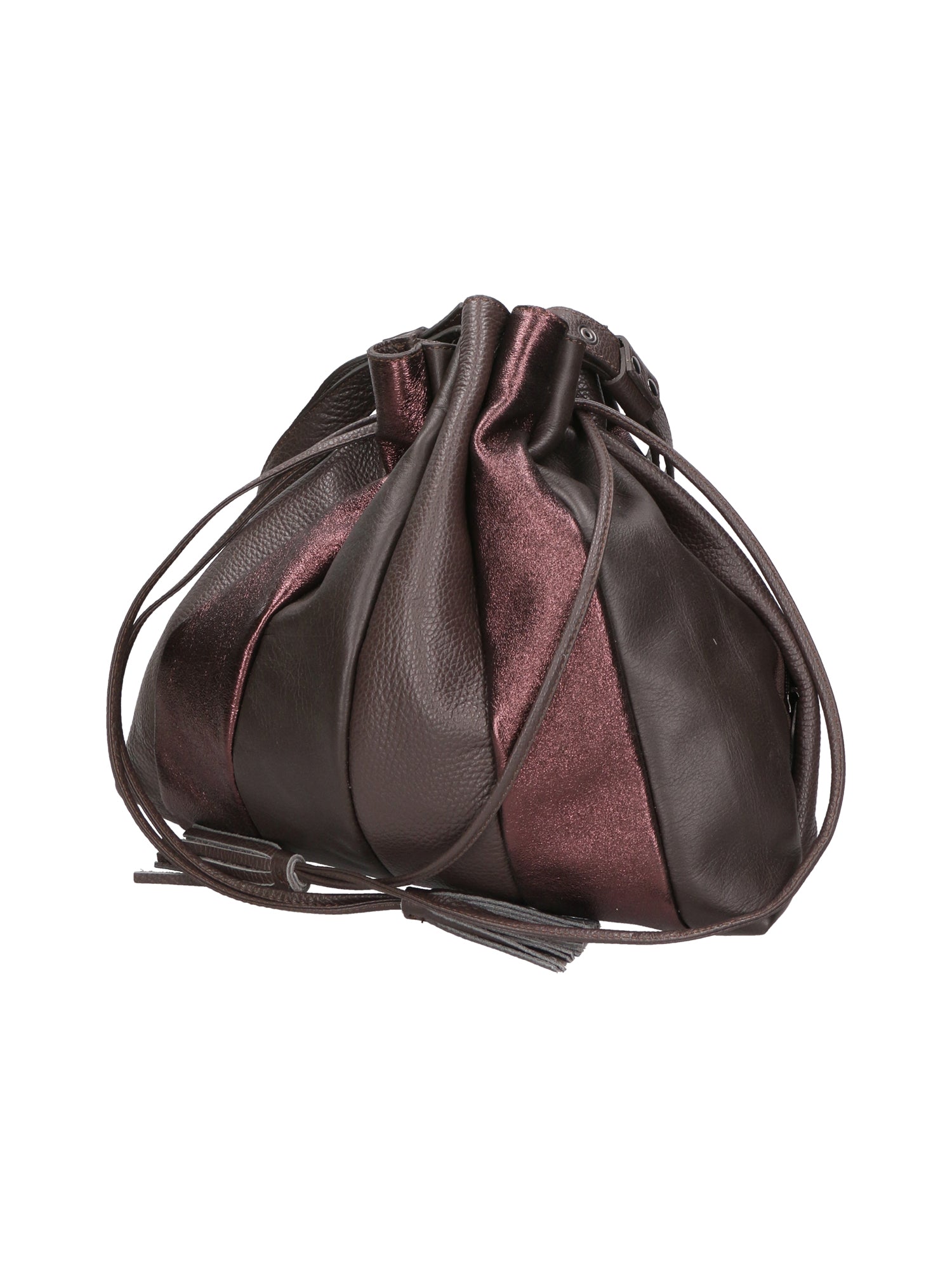 Nunzia Borsa a spalla da donna Vera pelle 576042-T.MORO DARK BROWN Chiara Ferretti