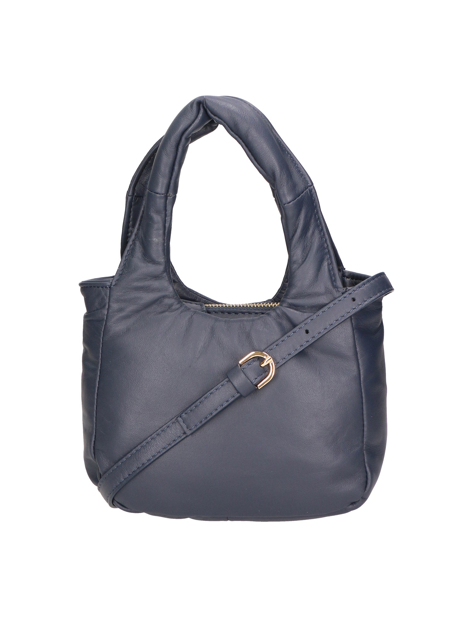 Virna Damenhandtasche aus echtem Leder, hergestellt in Italien, 17 x 24 x 8 cm