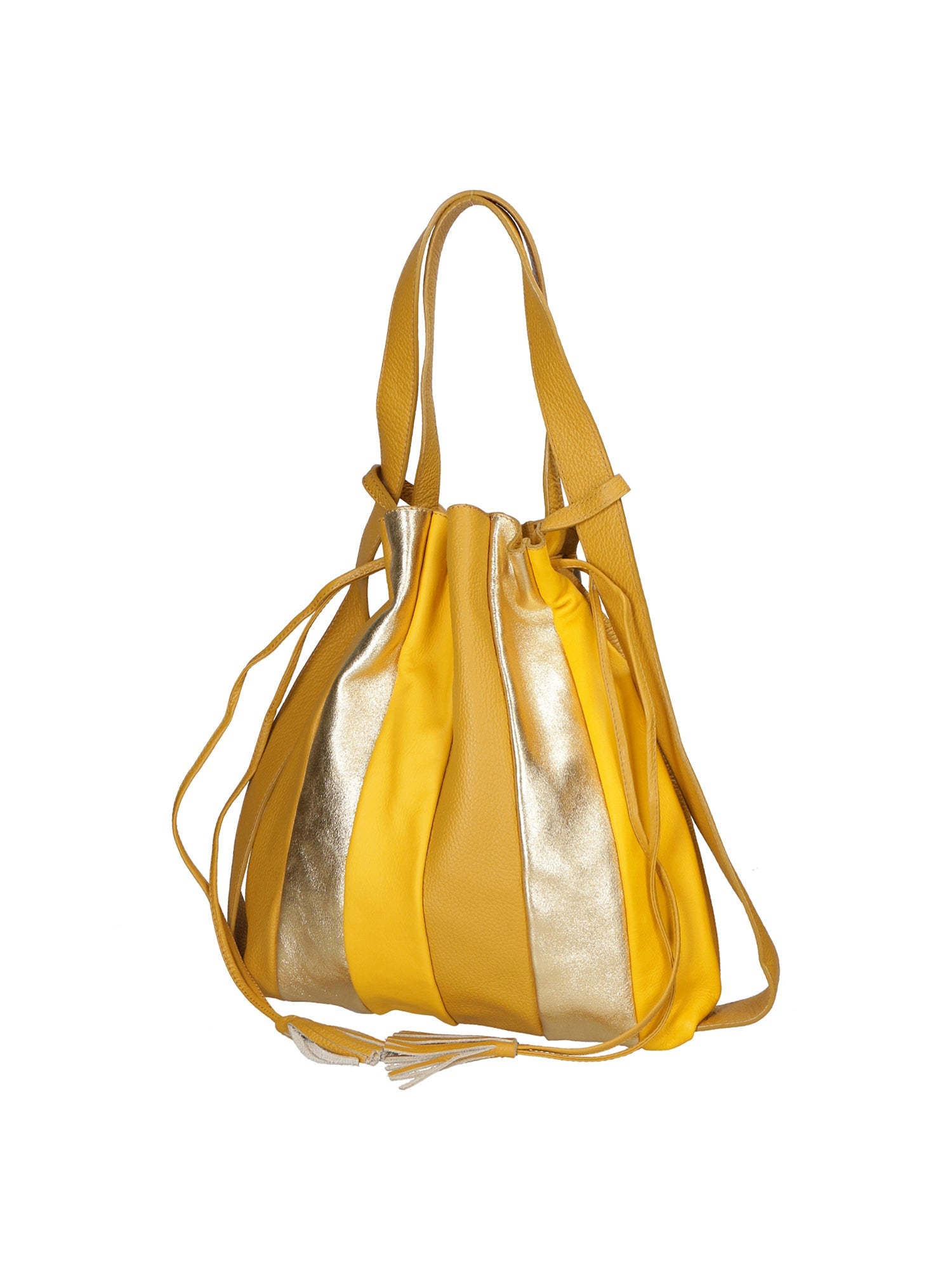 Oceania Borsa a spalla da donna Vera pelle 580041-SENAPE Chiara Ferretti