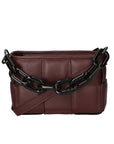 Lucrezia Borsa a mano da donna Vera pelle 03901-D54 BORDO SCURO DARK BORDEAUX Chiara Ferretti