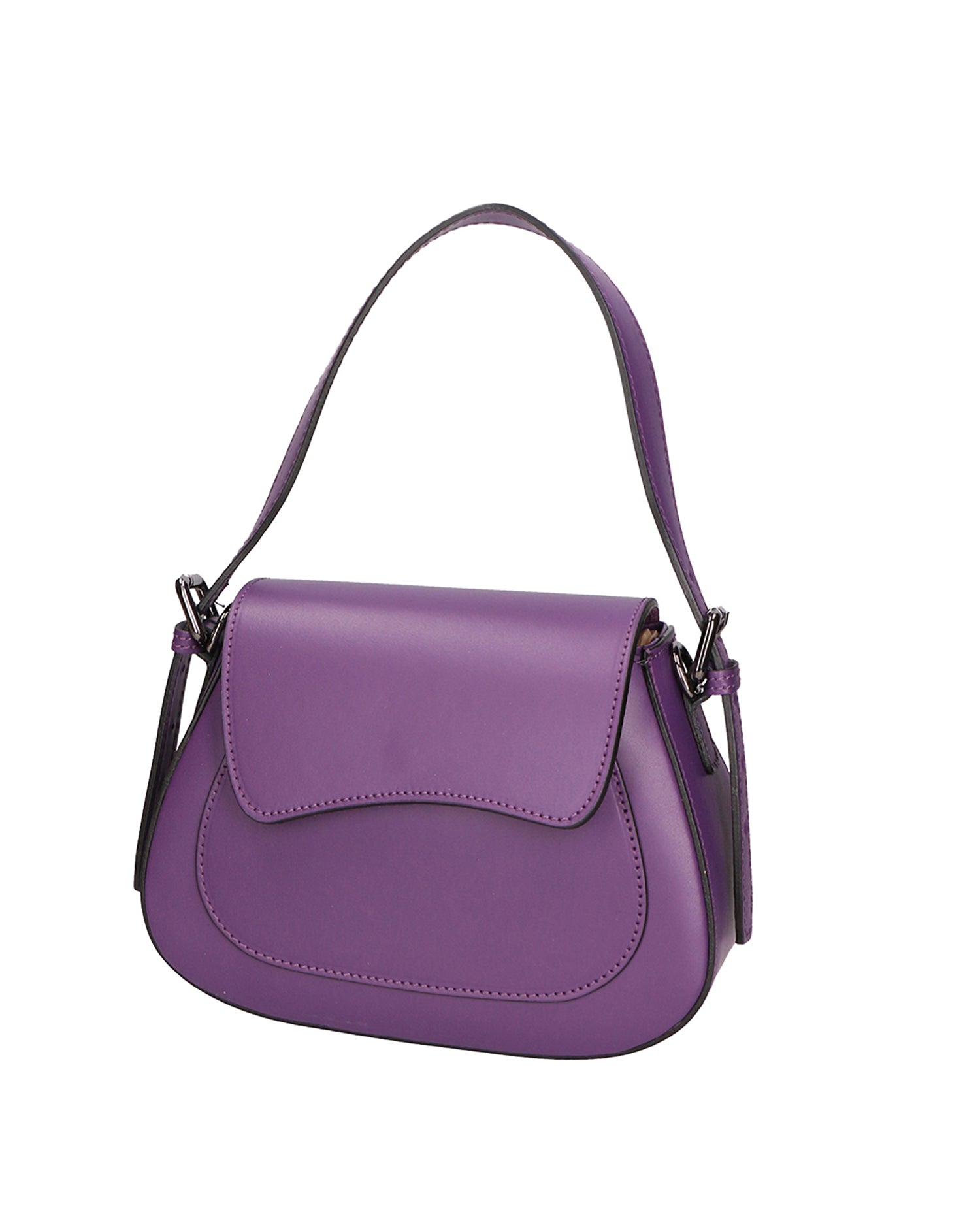 Valda Borsa a mano da donna Vera pelle 06523-L337 VIOLA Chiara Ferretti