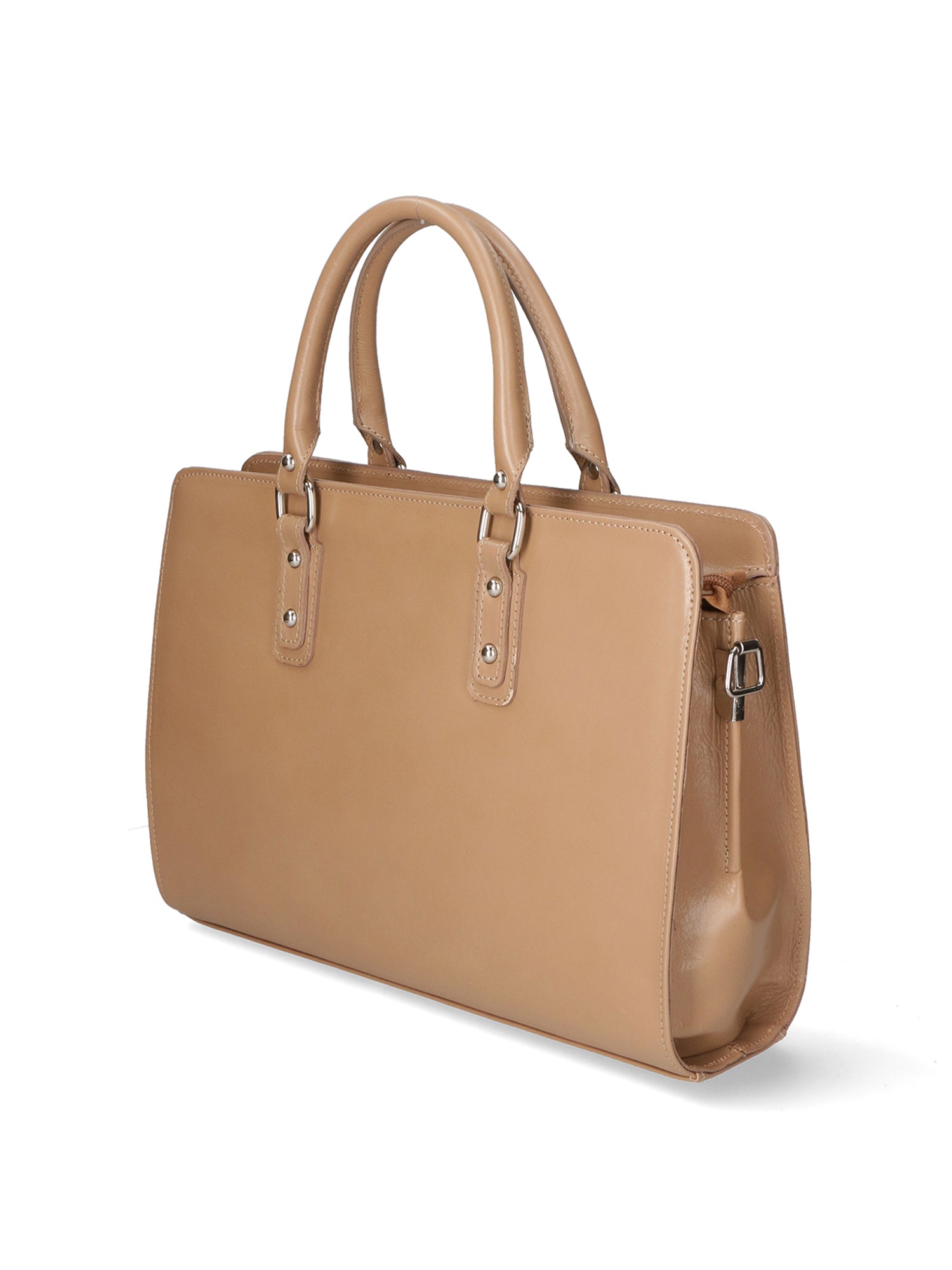Fabrizia Borsa a mano da donna Vera pelle 9047-FANGO TAUPE Chiara Ferretti