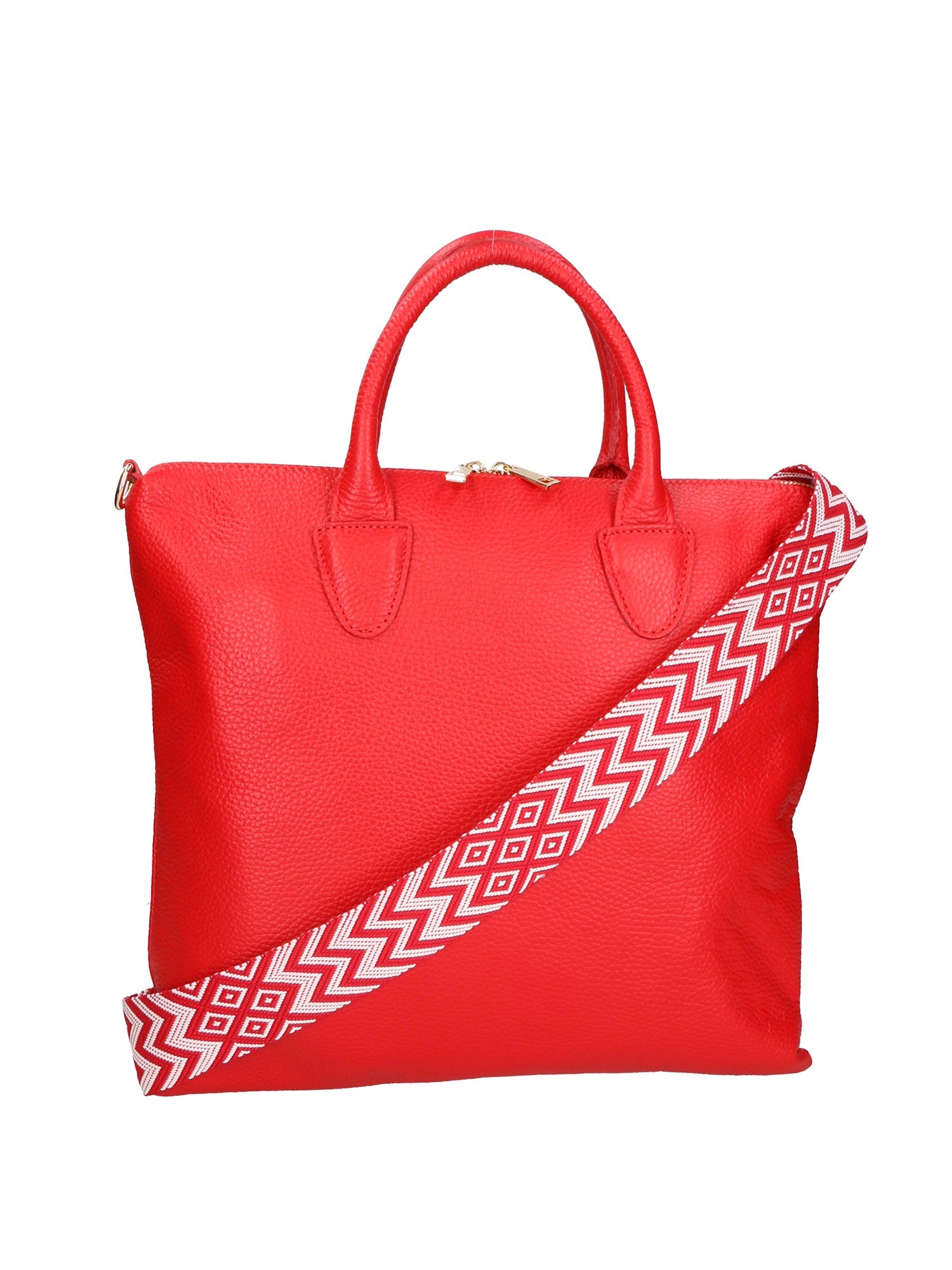 Ginny Borsa a spalla da donna Vera pelle 05981-D58 ROSSO FERRARI Chiara Ferretti