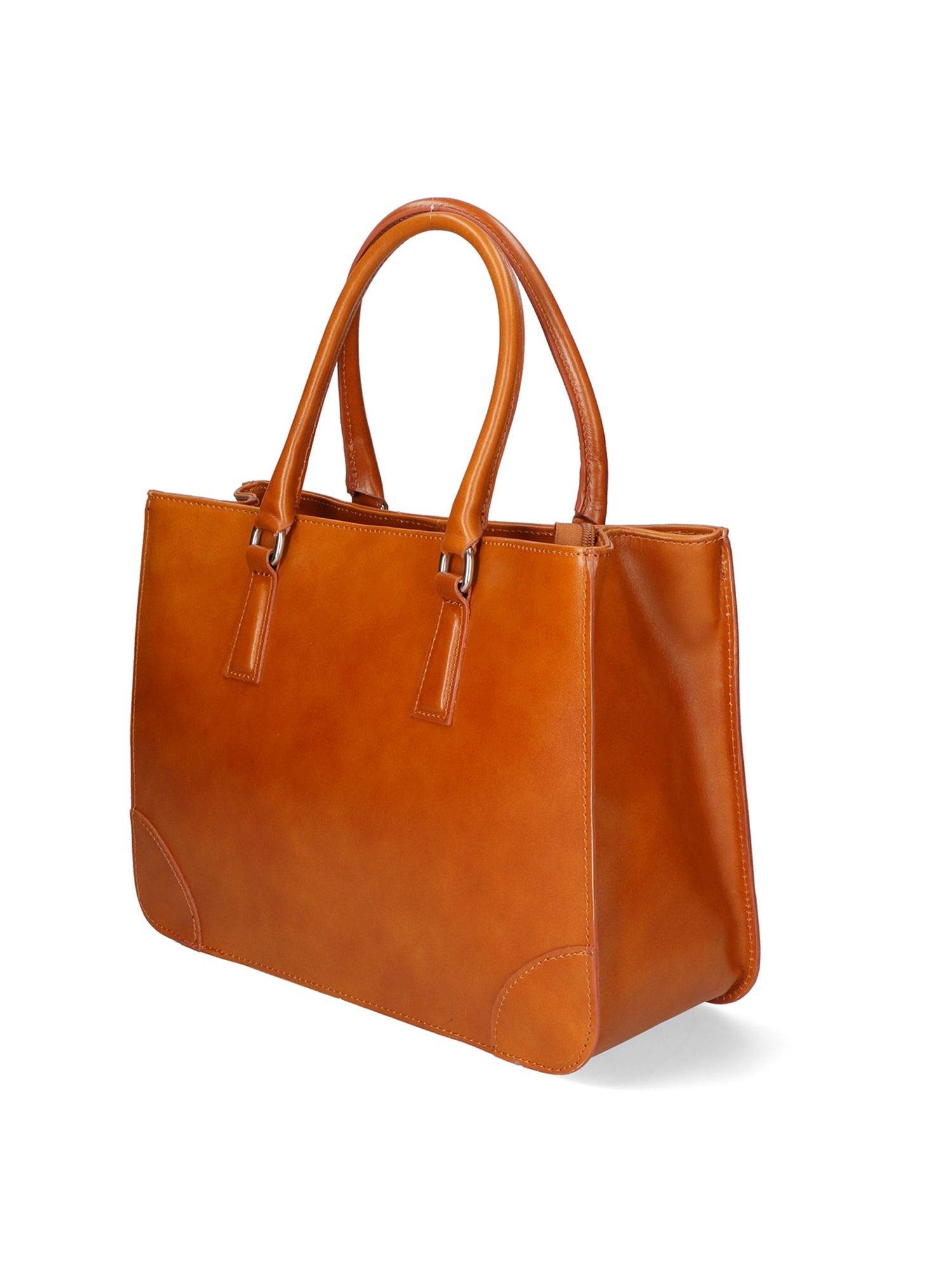 Fiorenza Borsa a mano da donna Vera pelle 9113-CUOIO COGNAC Chiara Ferretti