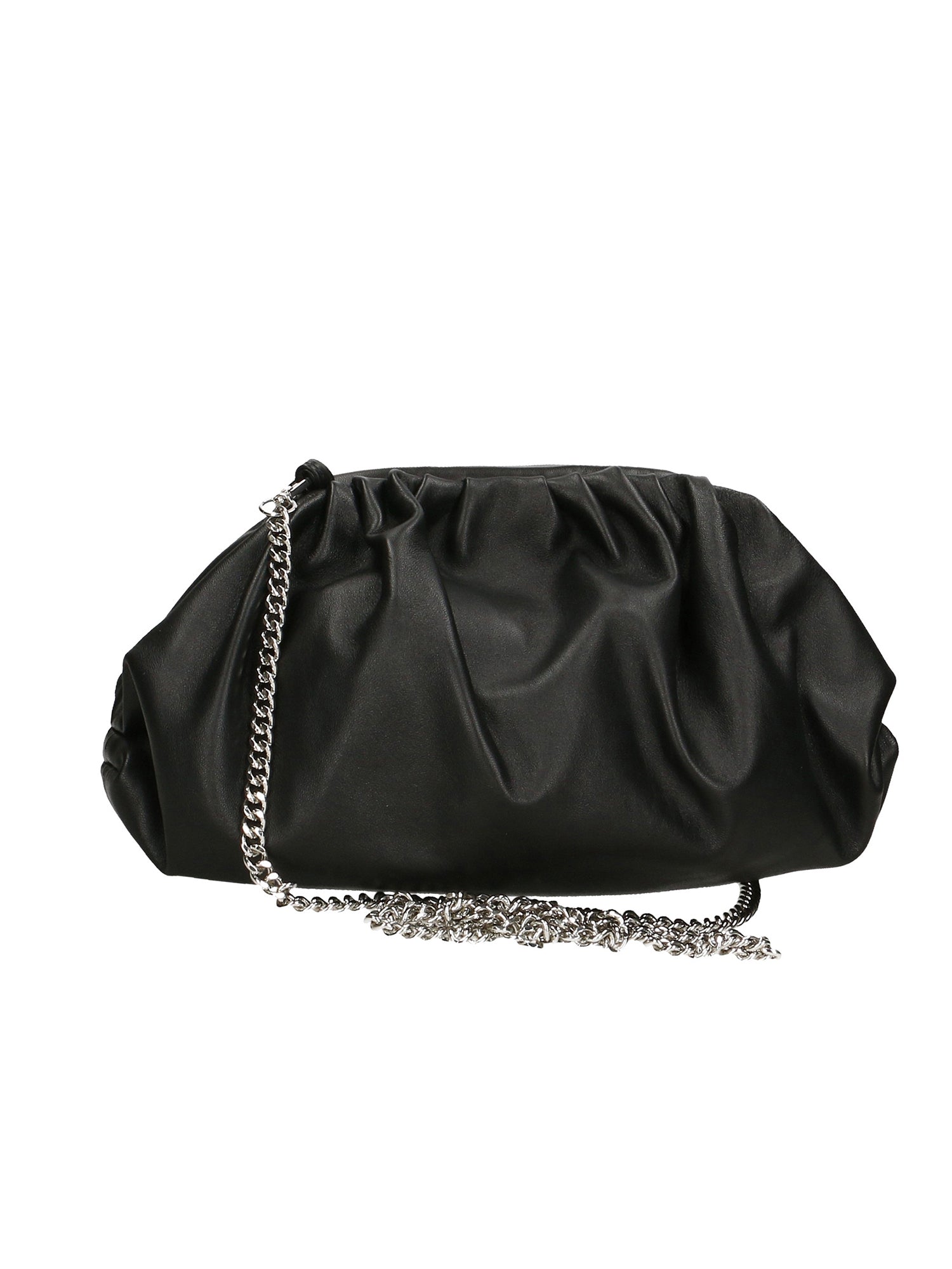 Quinta Borsa a tracolla donna Vera pelle 01448-D28 NERO BLACK Chiara Ferretti