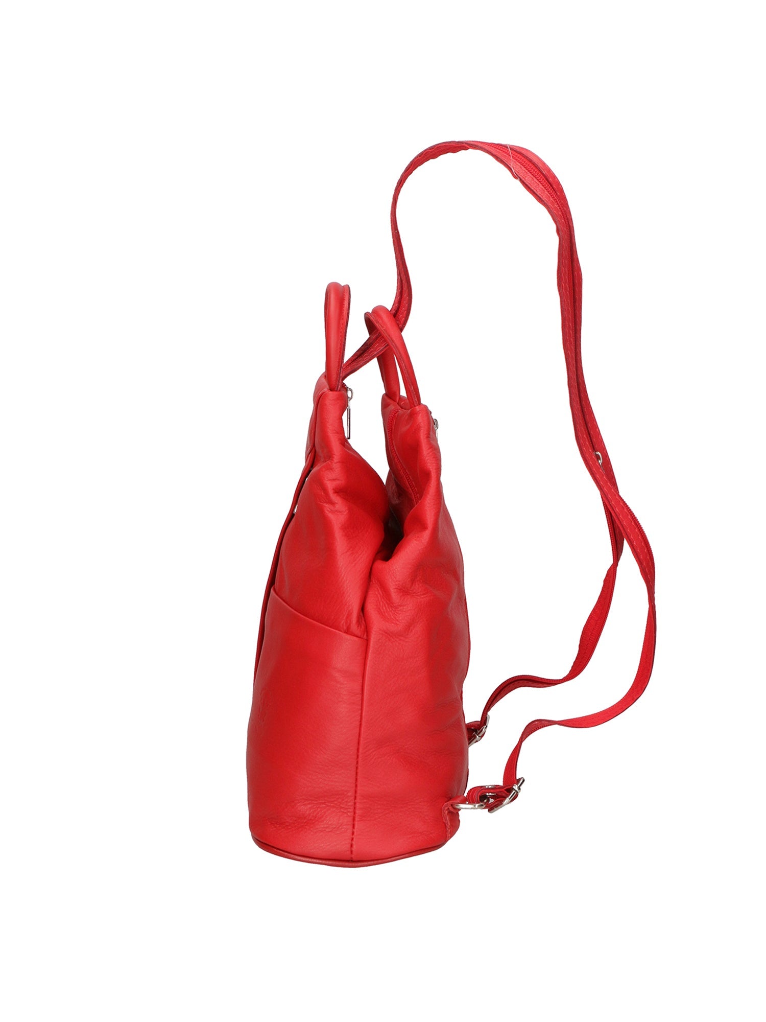Erika Zaino da donna in vera pelle Casual 80072-ROSSO Chiara Ferretti
