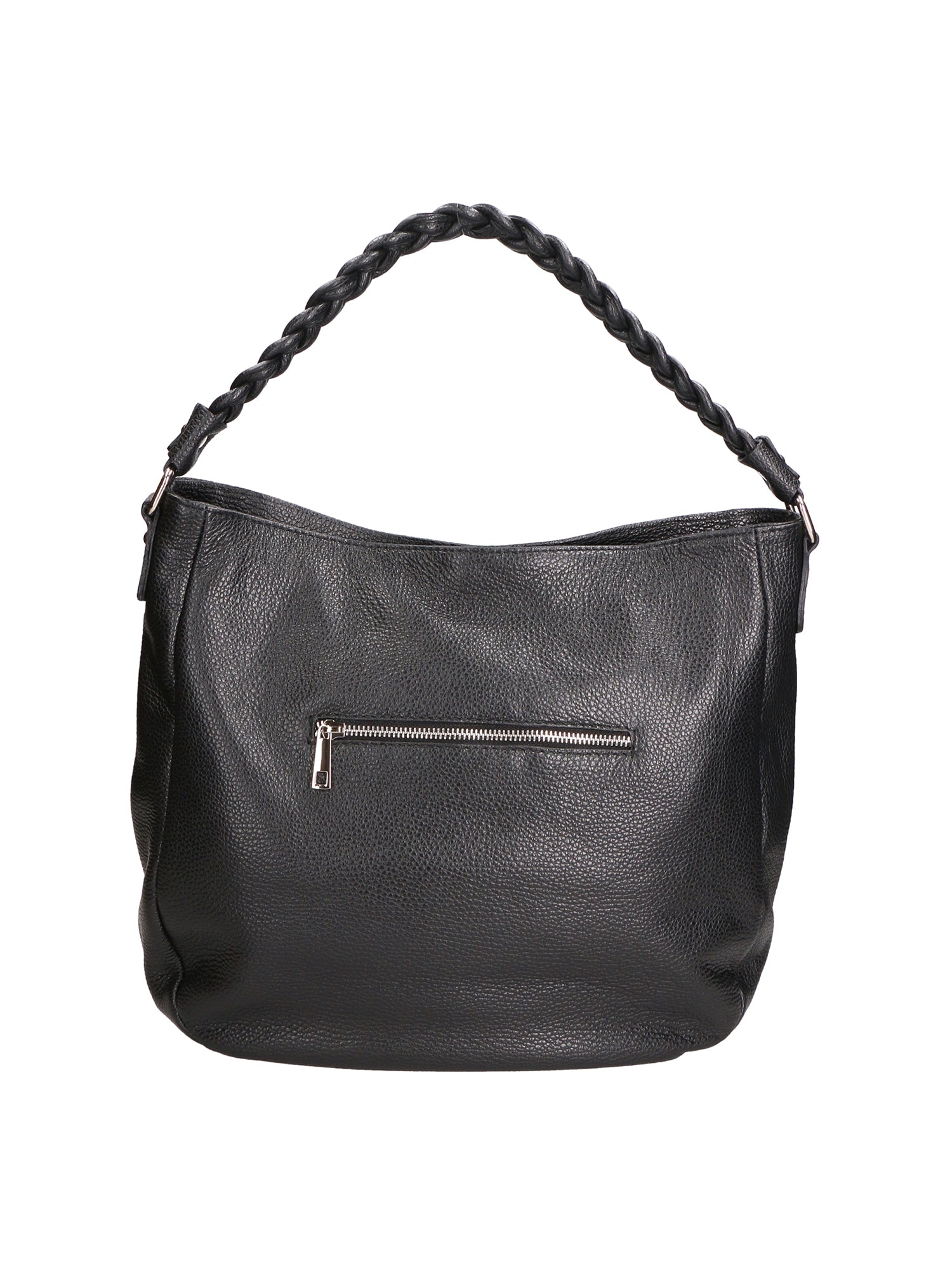 Gaia Borsa a spalla da donna Vera pelle 05897-C28 NERO Chiara Ferretti
