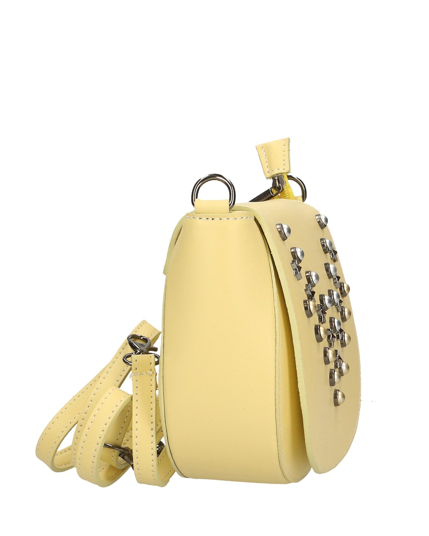 Borsa a tracolla da donna In Vera pelle Made in Italy 20x17x7 cm