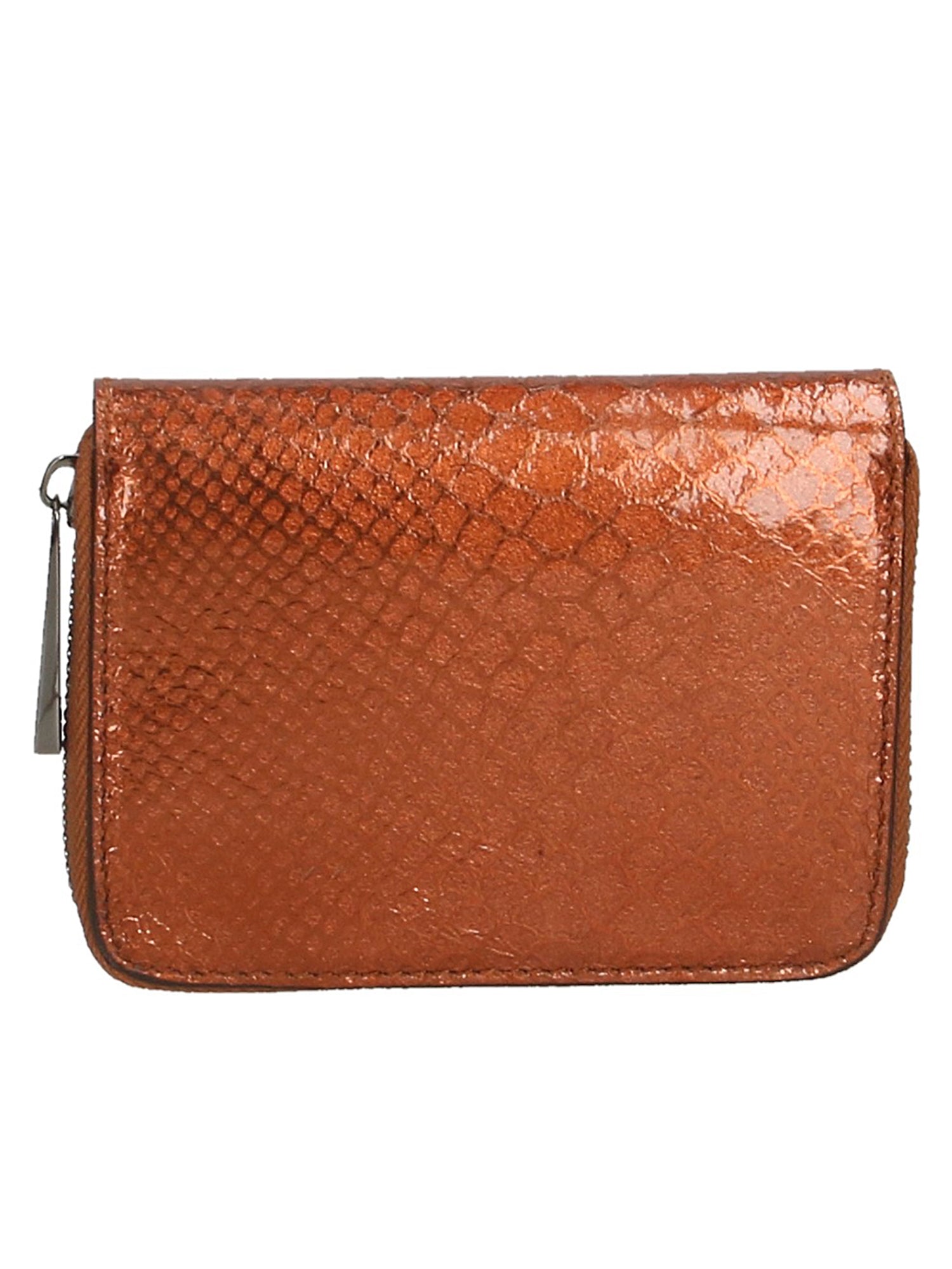 Nohemi Portafoglio donna vera pelle Zip 524072-RAME Chiara Ferretti