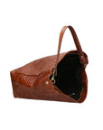 Valtera Damen-Schultertasche aus echtem Leder, hergestellt in Italien, 32 x 31 x 15 cm