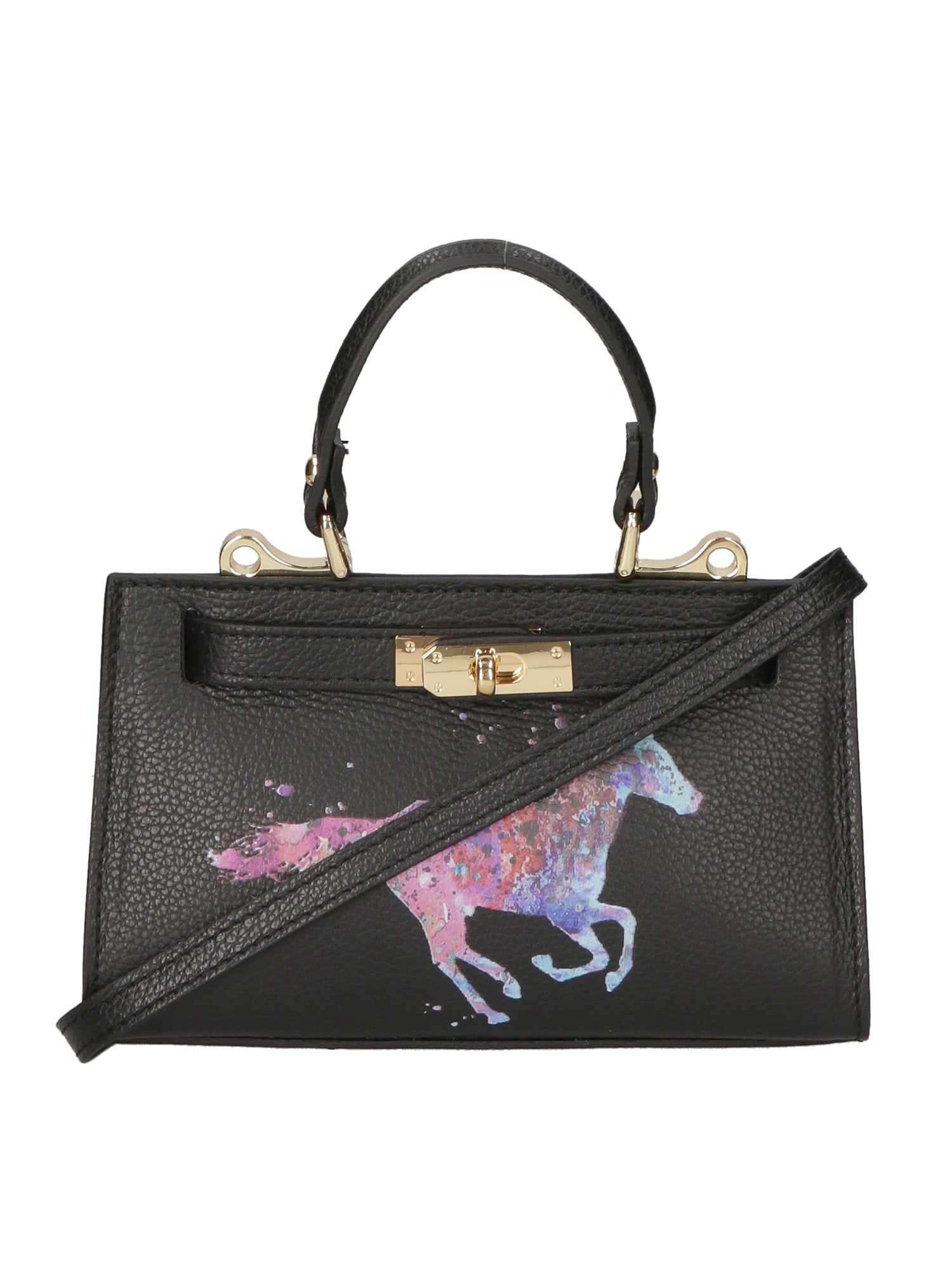 Noel Borsa a mano da donna Vera pelle 04265-D28 NERO BLACK Chiara Ferretti