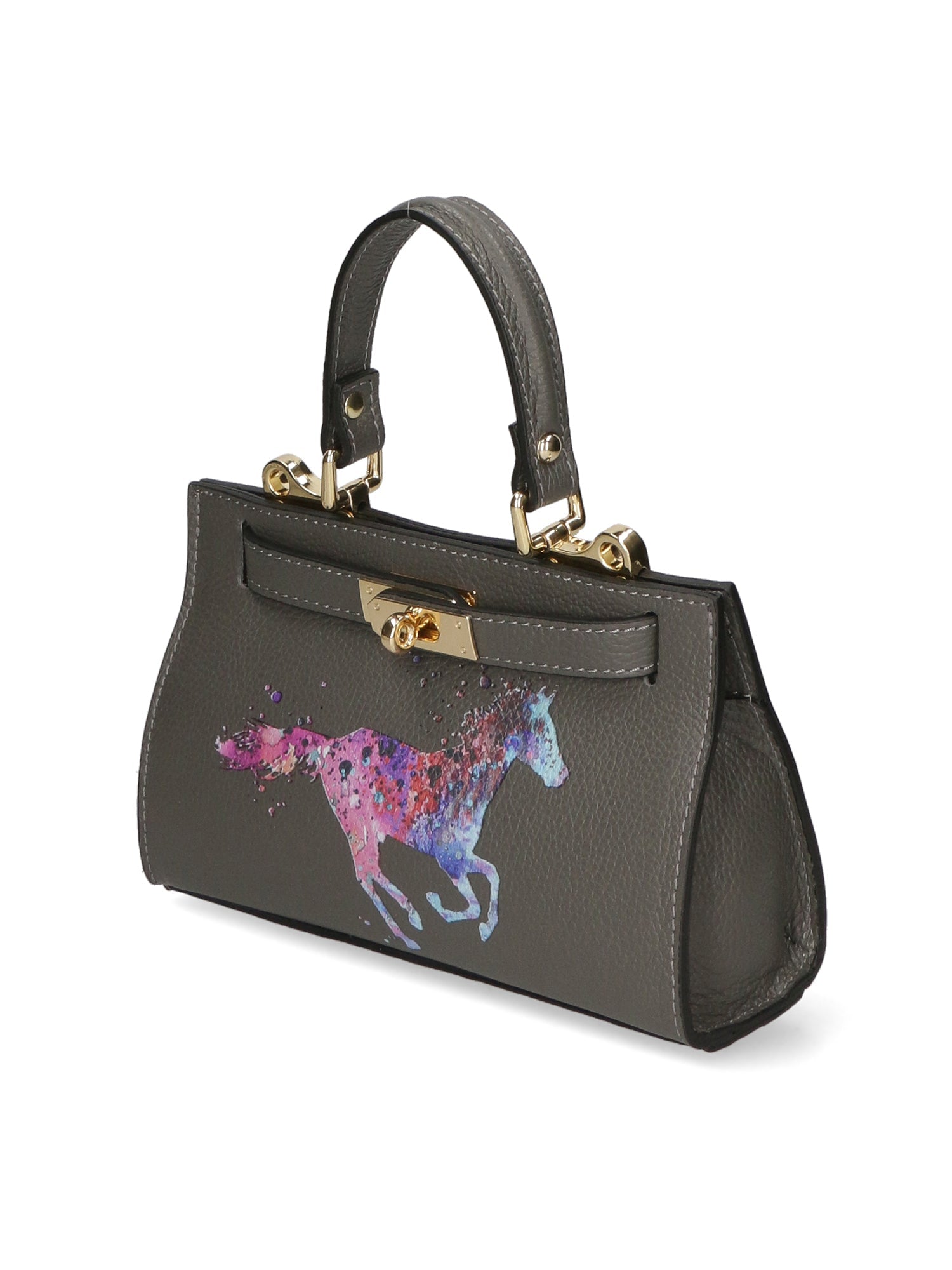 Noel Borsa a mano da donna Vera pelle 04265-D27 GRIGIO SCURO DARK GREY Chiara Ferretti