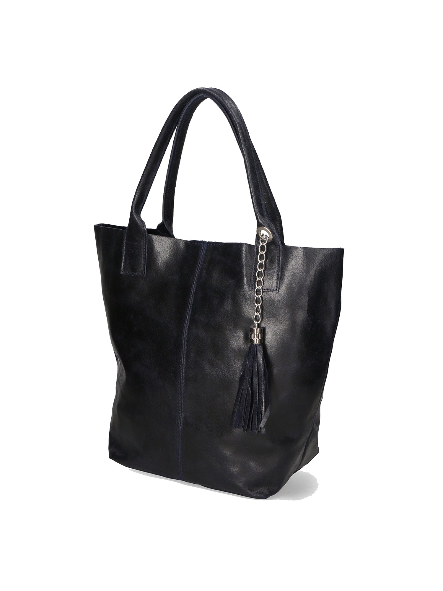 Althea Borsa a mano da donna Vera pelle 5190-012 BLU JEANS Chiara Ferretti