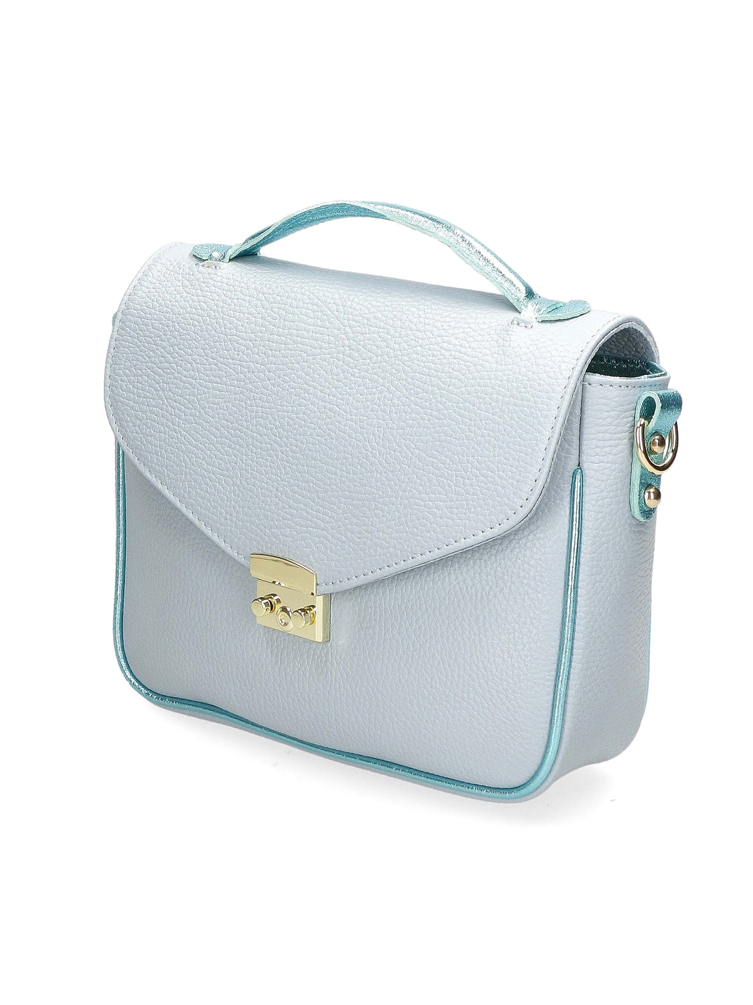 Aida Borsa a mano da donna Vera pelle 04723-D92 CELESTE+L011 Chiara Ferretti